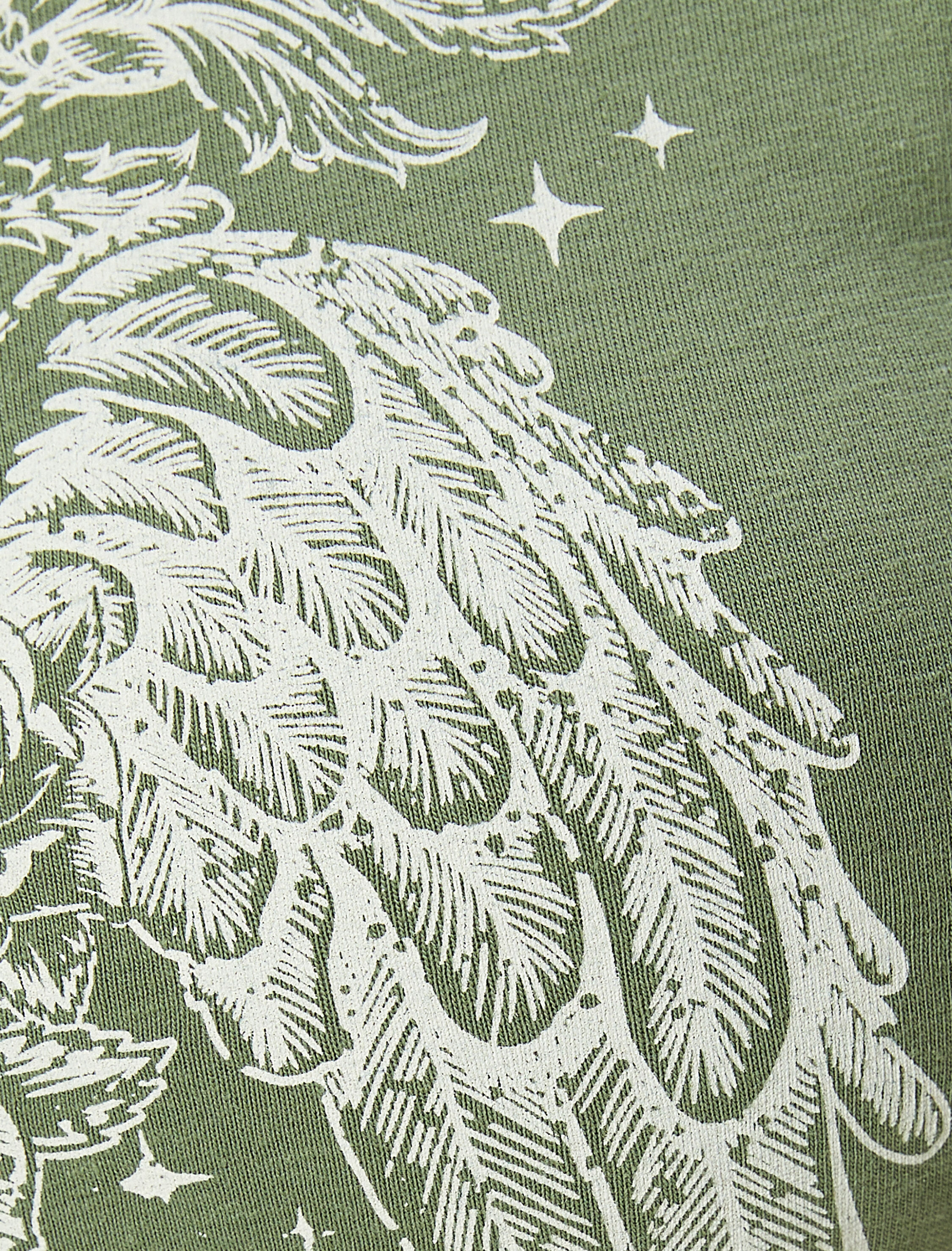   Crop Kolsuz Tişört Baskılı Önü Asimetrik Kesim Bisiklet Yaka Pamuklu