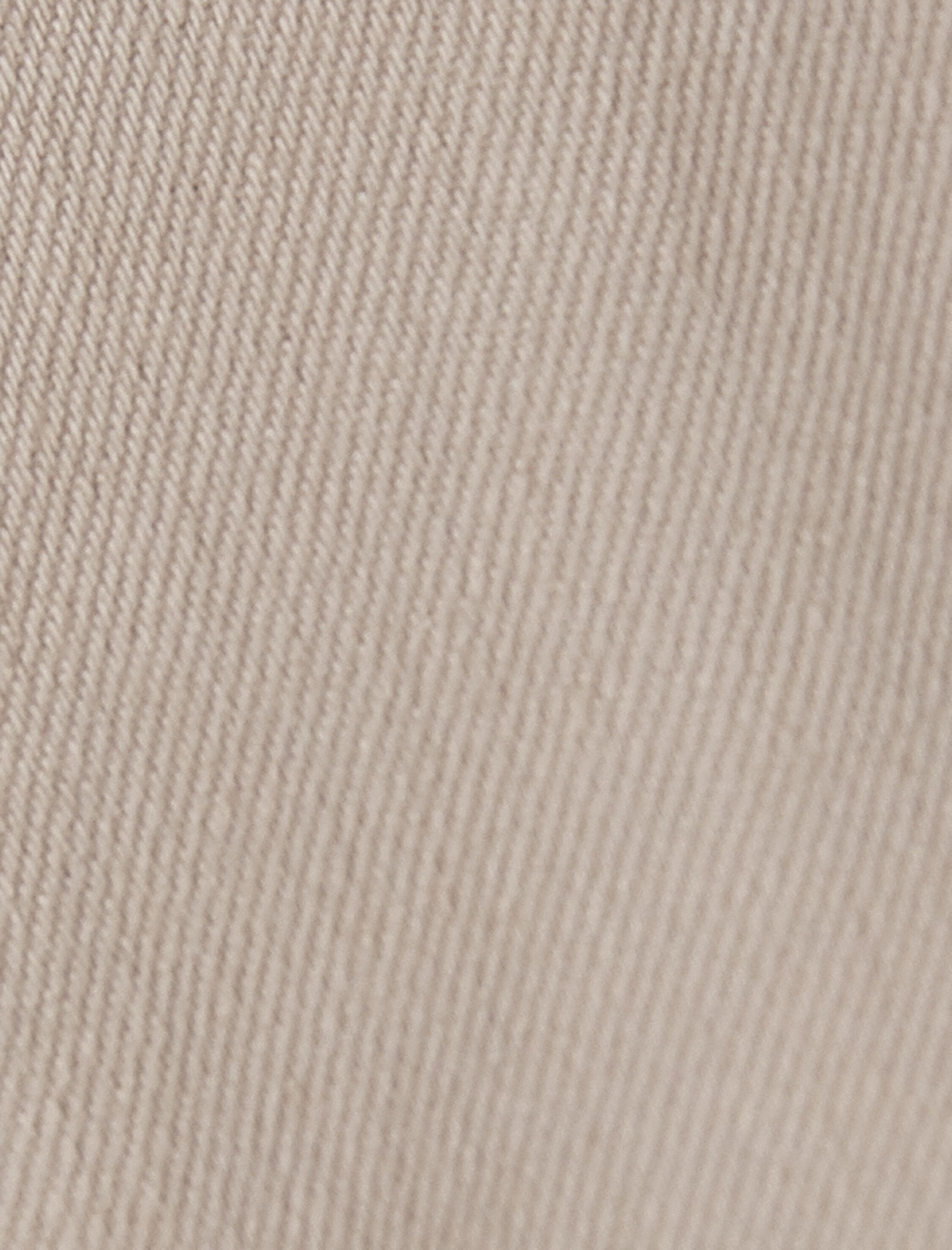   Beli Lastikli Kot Pantolon Yüksek Bel Rahat Kesim Crop Paça Pamuklu Cepli - Baggy Jean