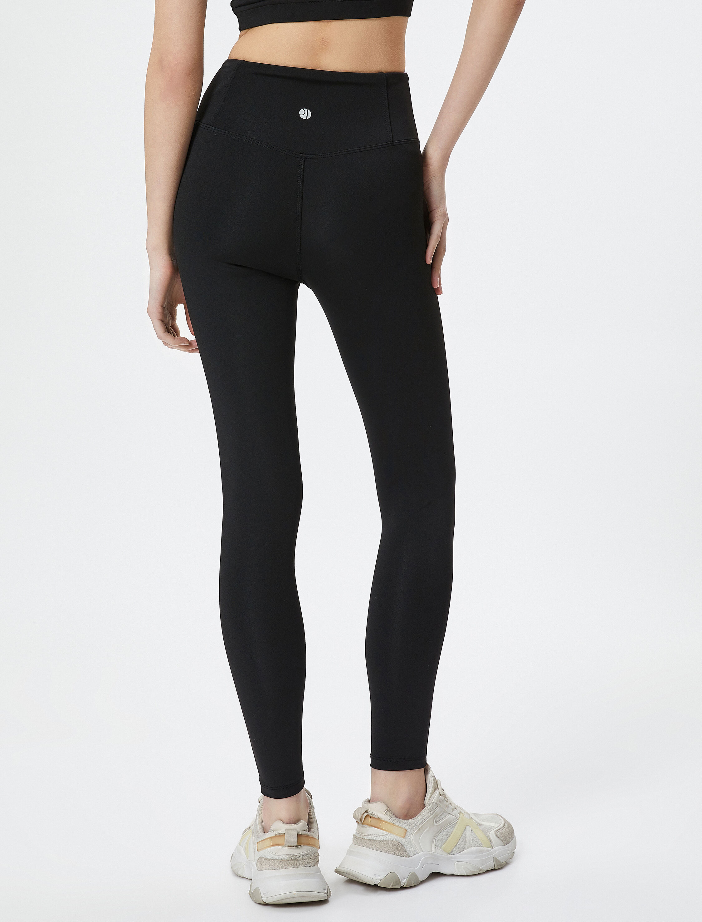   Spor Tayt Standart Bel Dikiş Detaylı Dar Kalıp