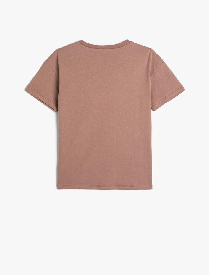 Erkek Çocuk Basic Tişört Kısa Kollu Bisiklet Yaka Pamuklu