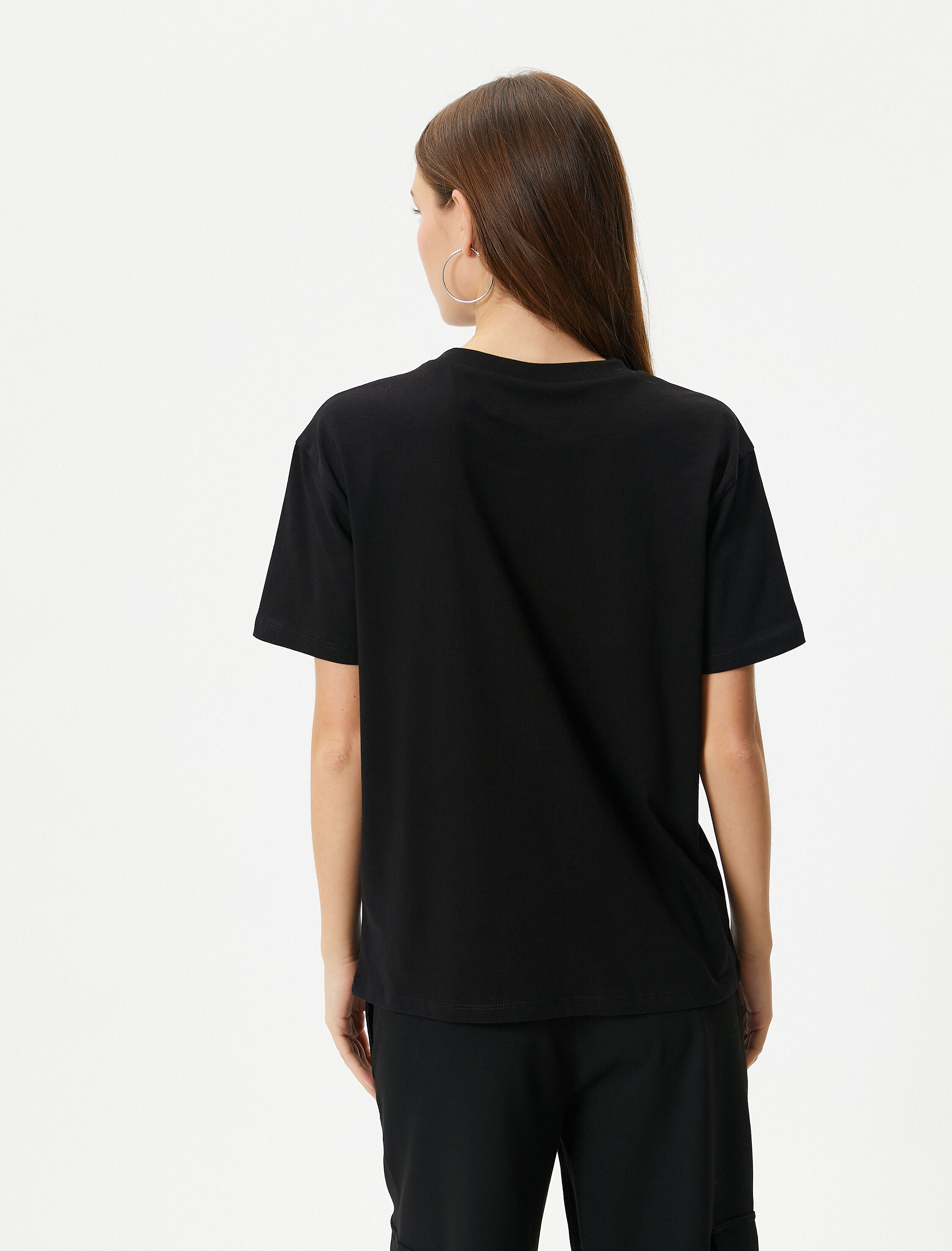   Snoopy Tişört Lisanslı Baskılı Kısa Kollu Bisiklet Yaka Pamuklu