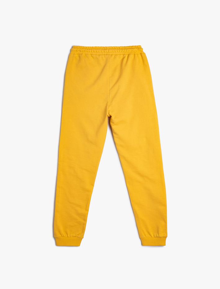 Erkek Çocuk Basic Eşofman Altı Beli Bağlamalı Cepli Şardonlu Pamuklu