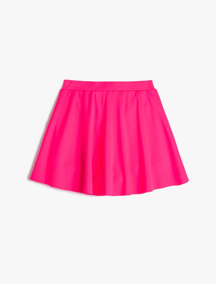 Kız Çocuk Basic Mini Etek Pileli