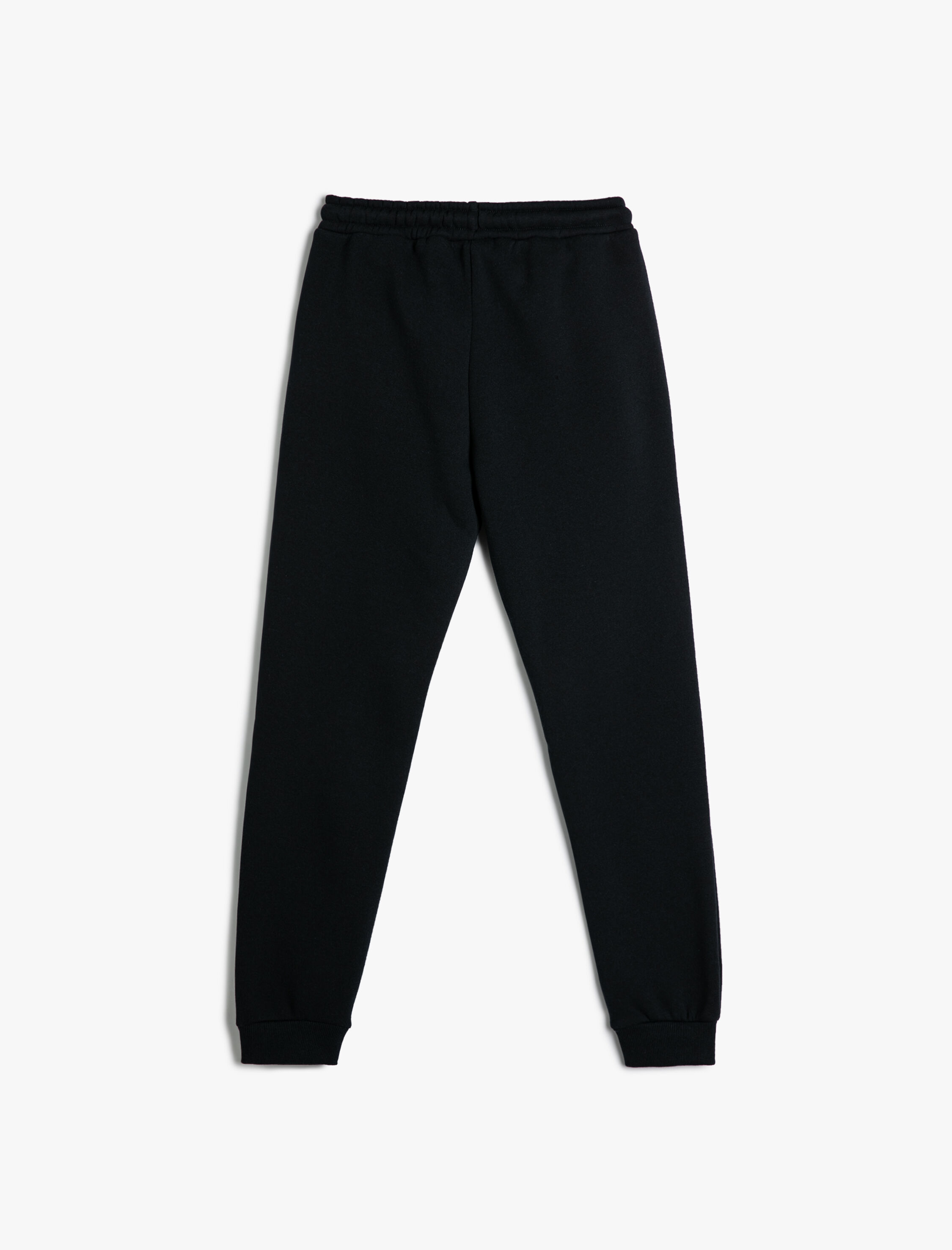  Erkek Çocuk Basic Jogger Eşofman Altı Şardonlu Cepli Beli Bağlamalı