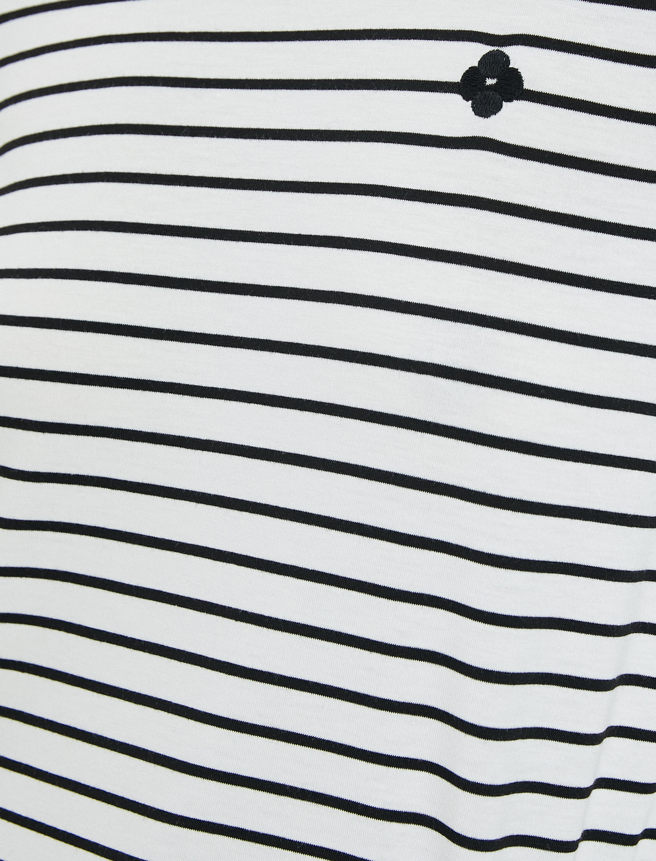   Uzun Kollu Logolu Dik Yaka Tişört