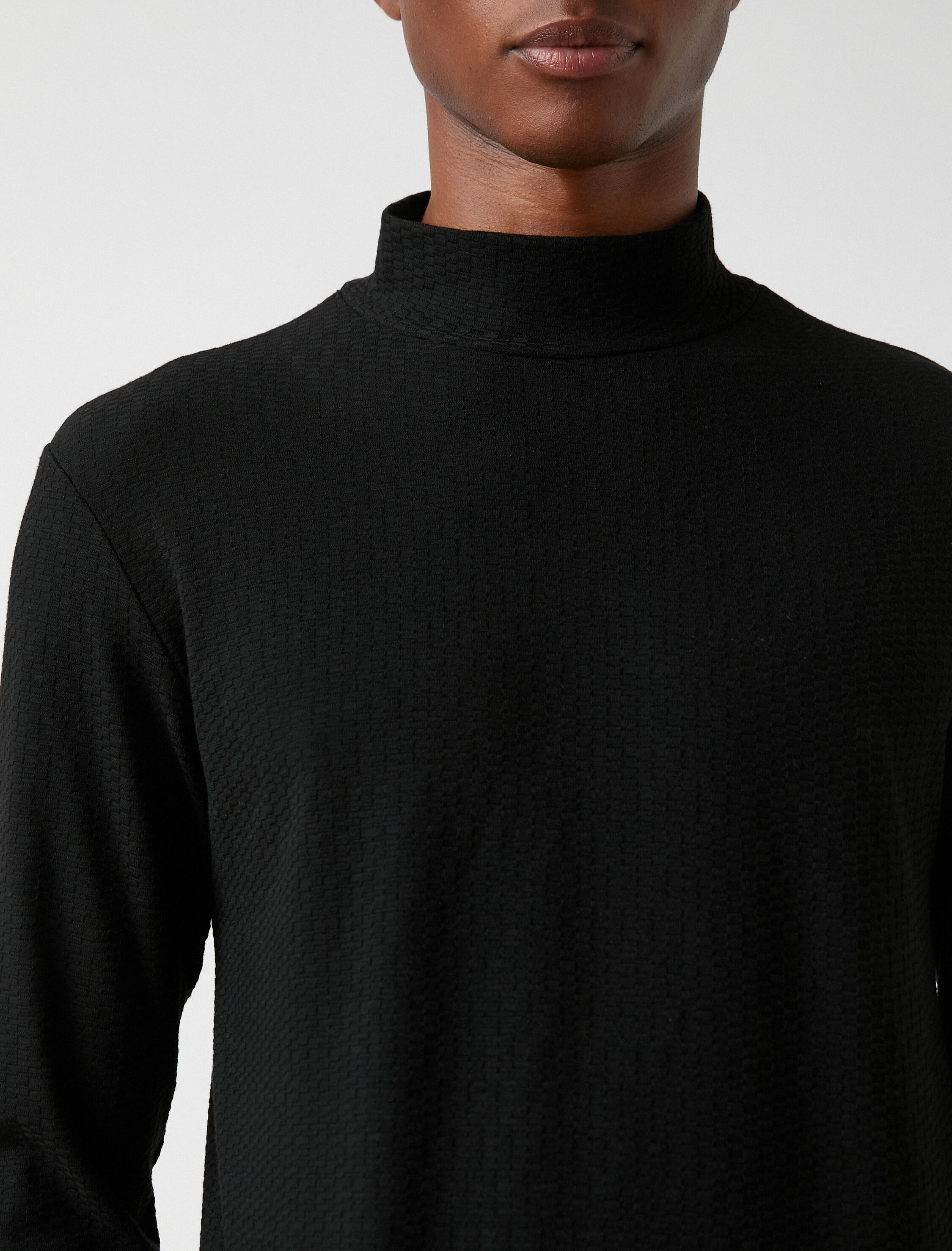   Basic Kazak Yarım Balıkçı Yaka