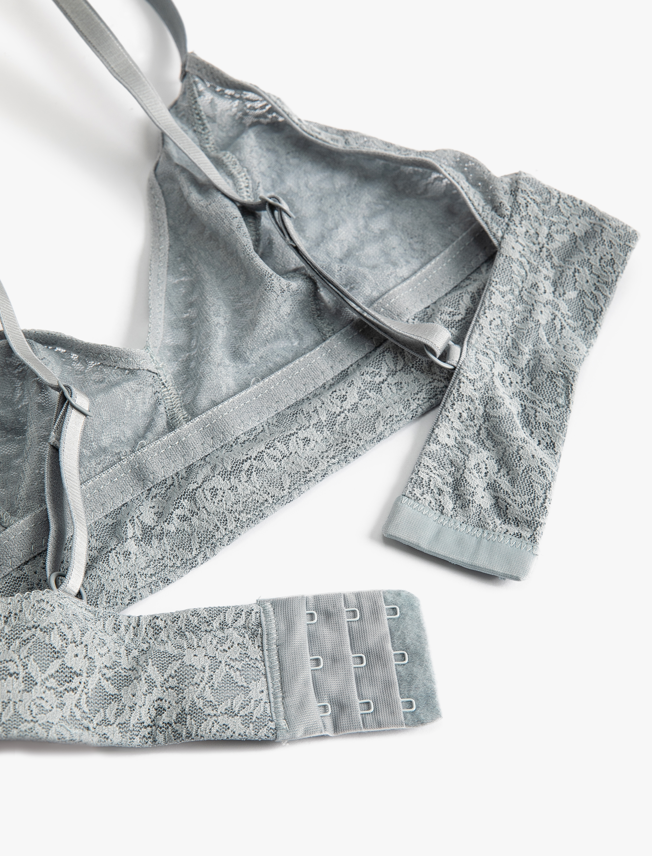   Balensiz Sütyen Dantelli Dolgusuz İnce Askılı