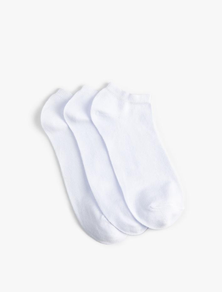 Erkek 3'lü Basic Patik Çorap Seti