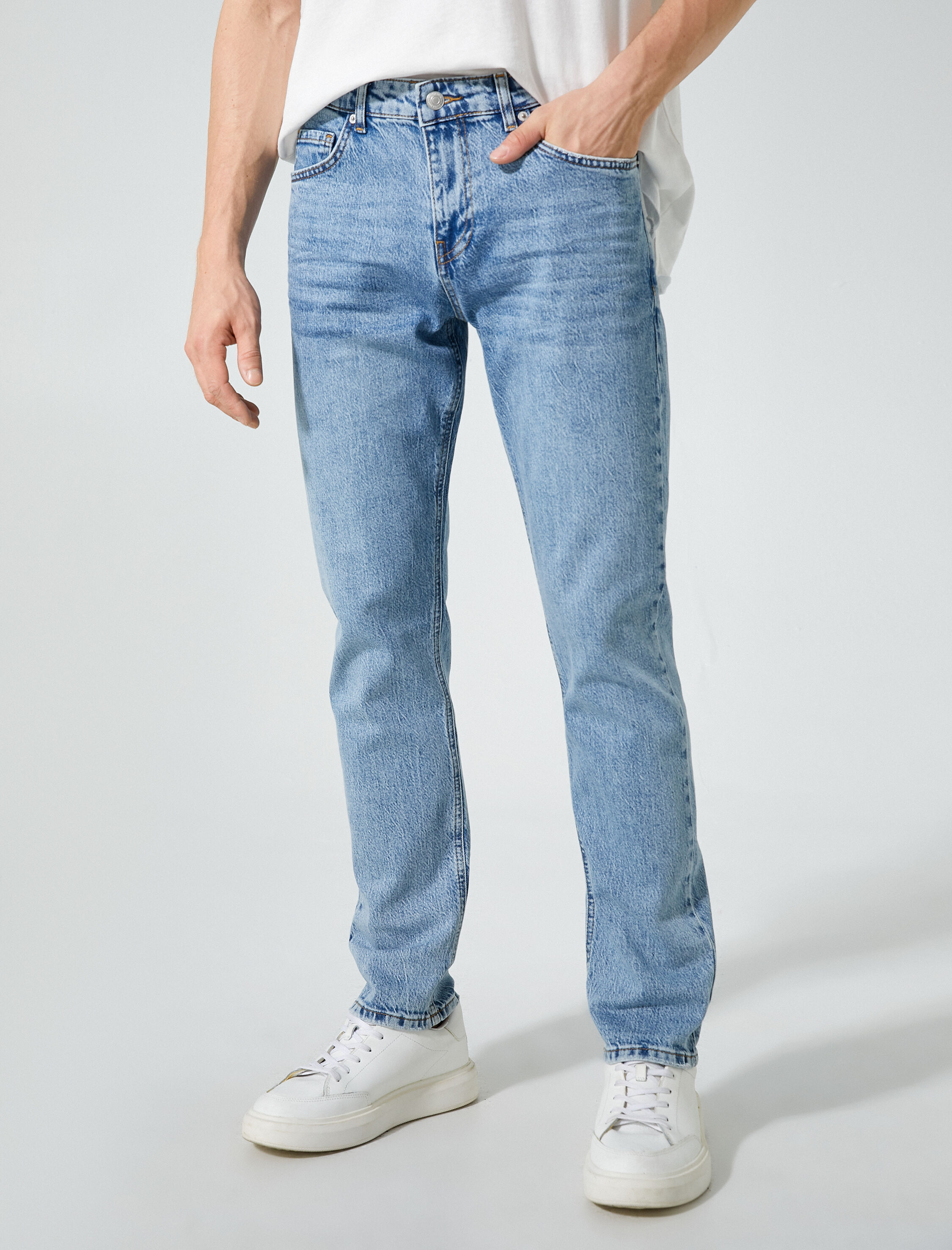   Slim Fit Kot Pantolon - Brad Jean