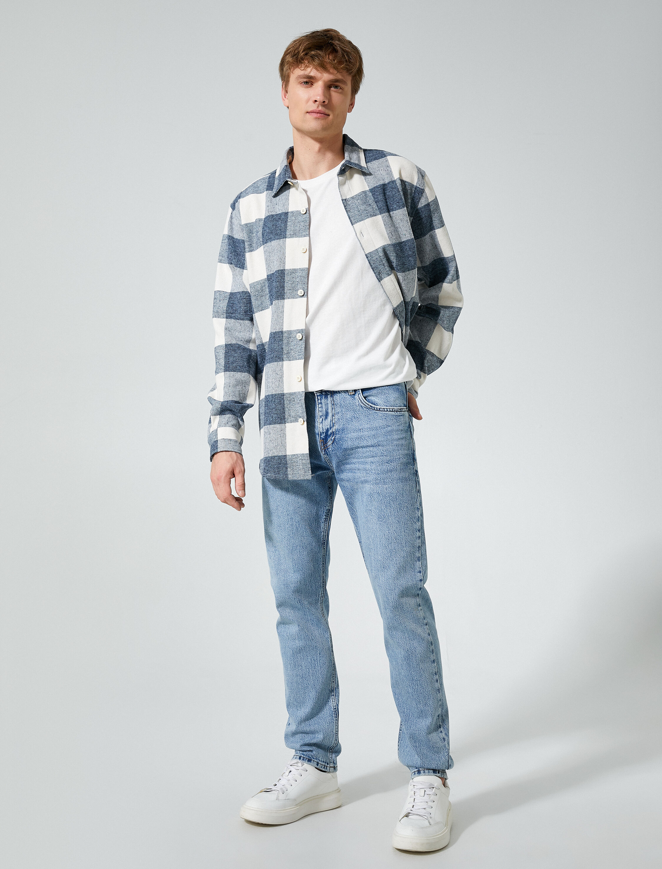   Slim Fit Kot Pantolon - Brad Jean