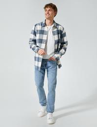 Slim Fit Kot Pantolon - Brad Jean