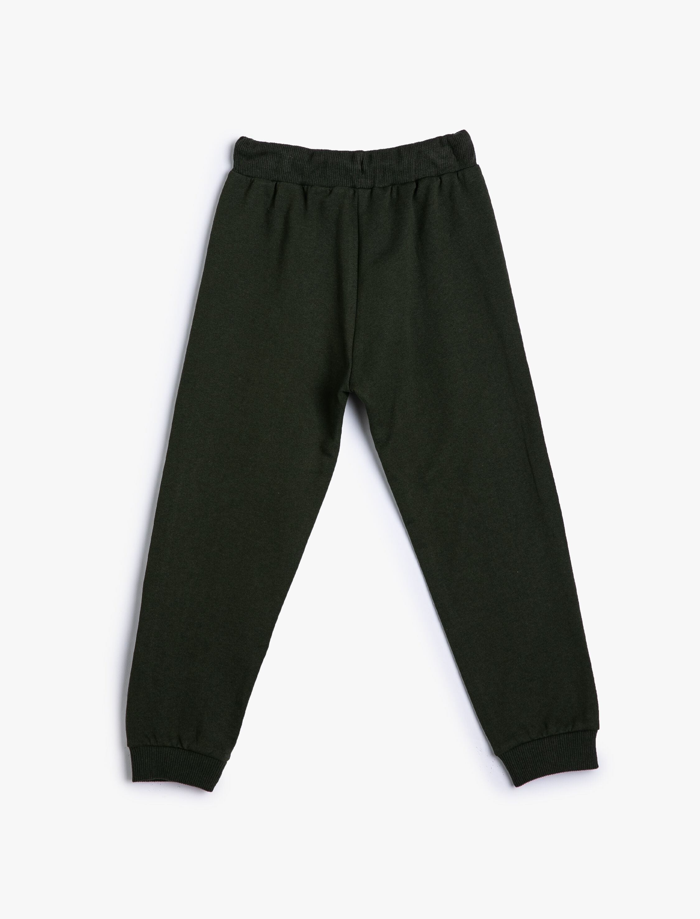  Erkek Çocuk Jogger Eşofman Altı Beli Bağcıklı Paçası Lastikli Şardonlu