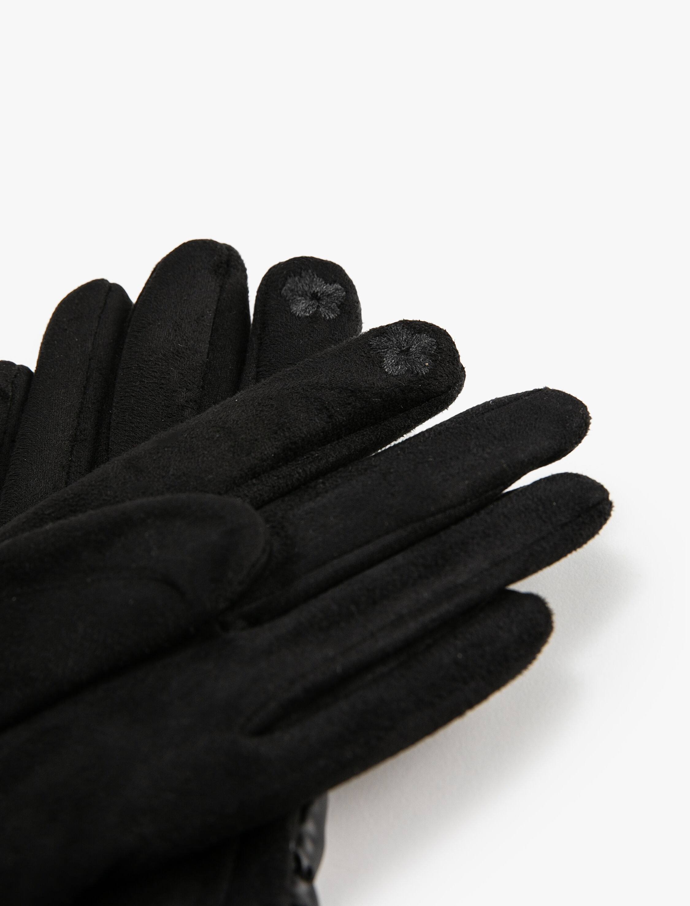  Kadın Eldiven Suni Deri Kapitone Detaylı