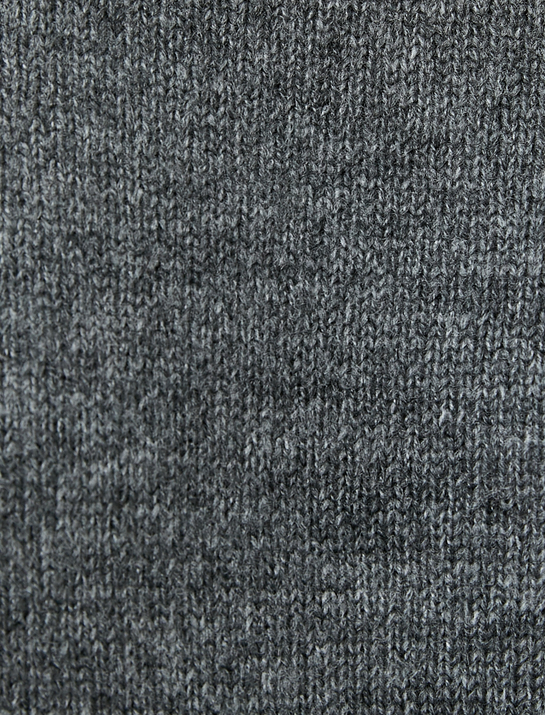   Triko Elbise Dik Yaka Uzun Kollu