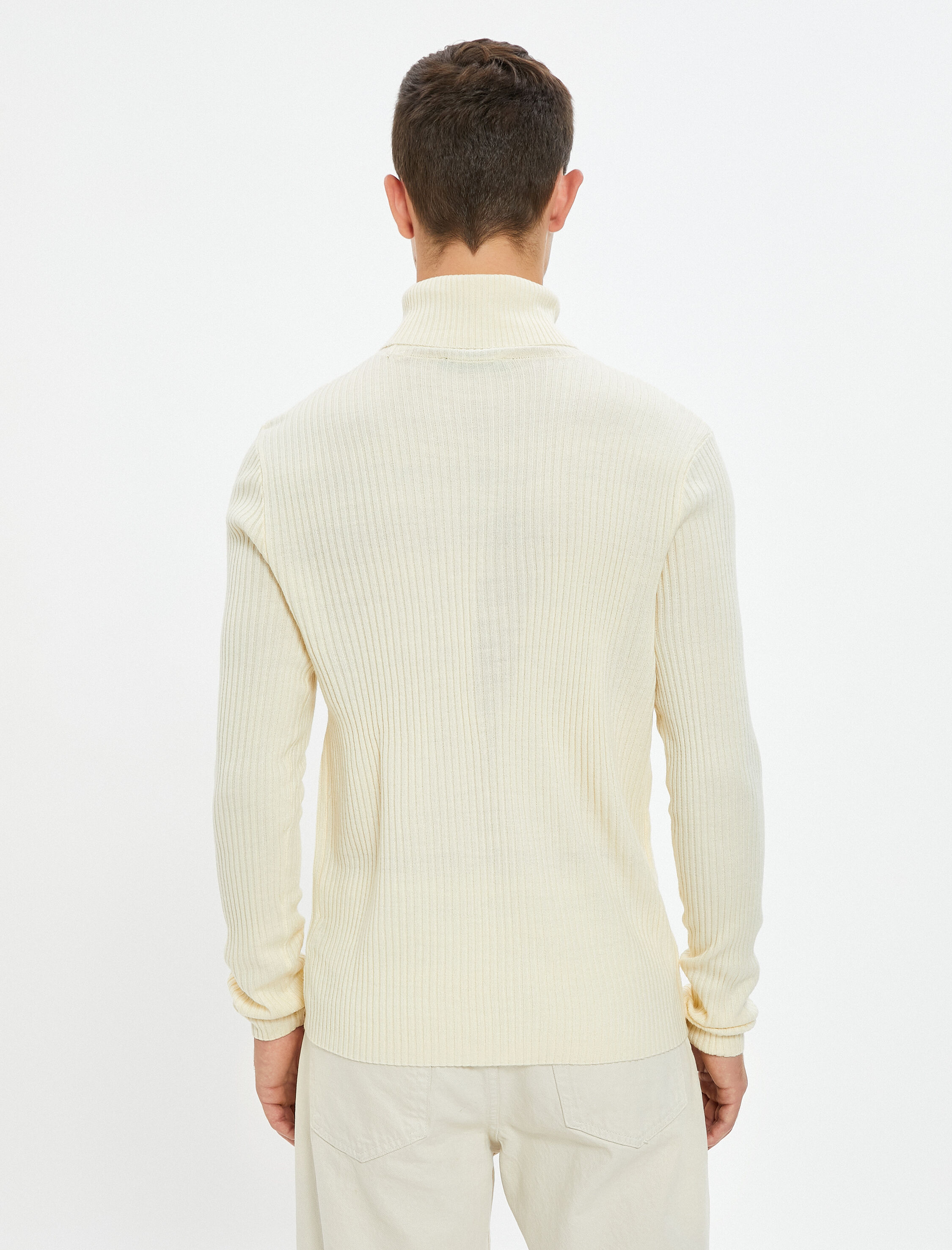   Balıkçı Yaka Triko Kazak Dar Kalıp Kaşkorse Uzun Kollu