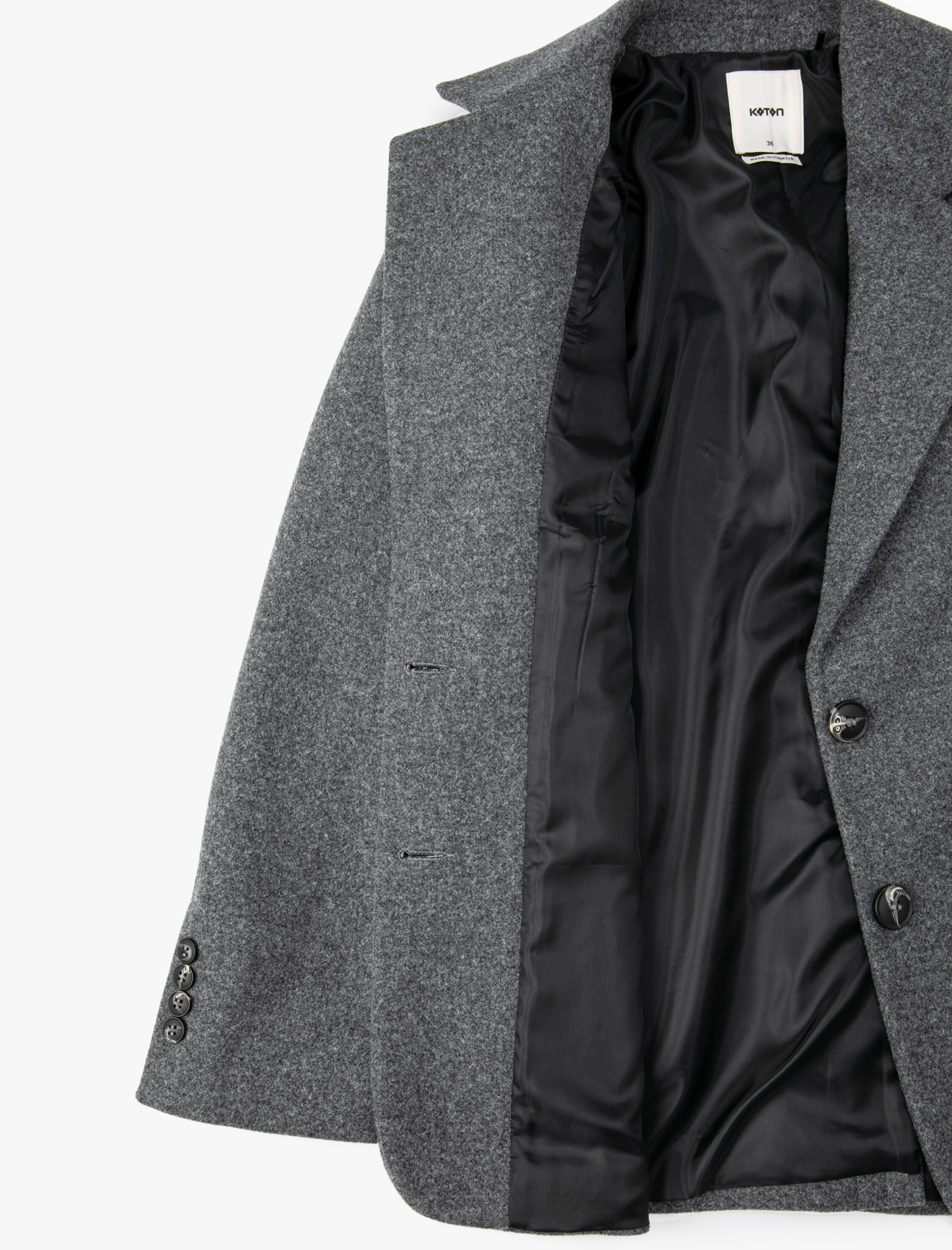   Blazer Ceket Cep Detaylı Düğmeli