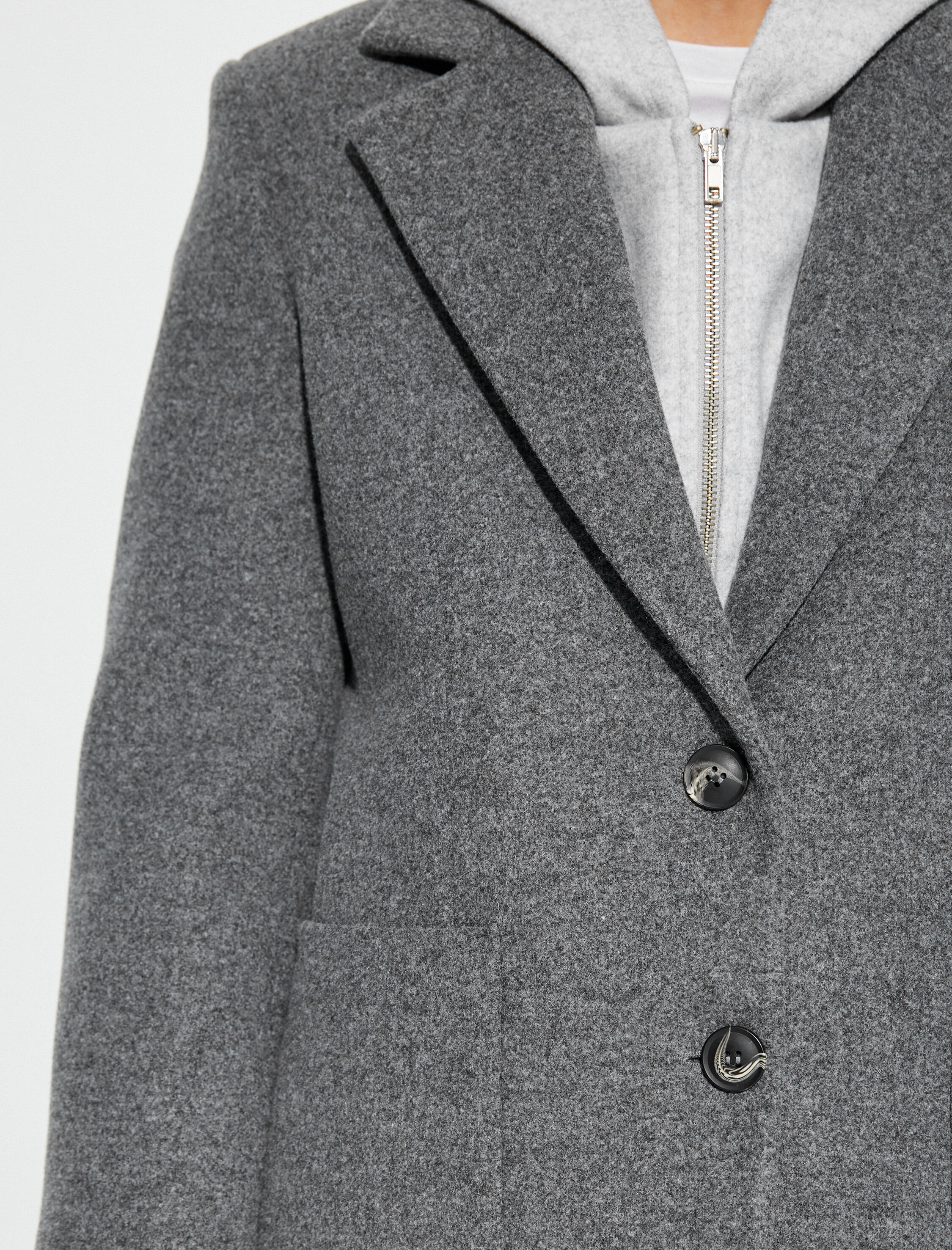   Blazer Ceket Cep Detaylı Düğmeli