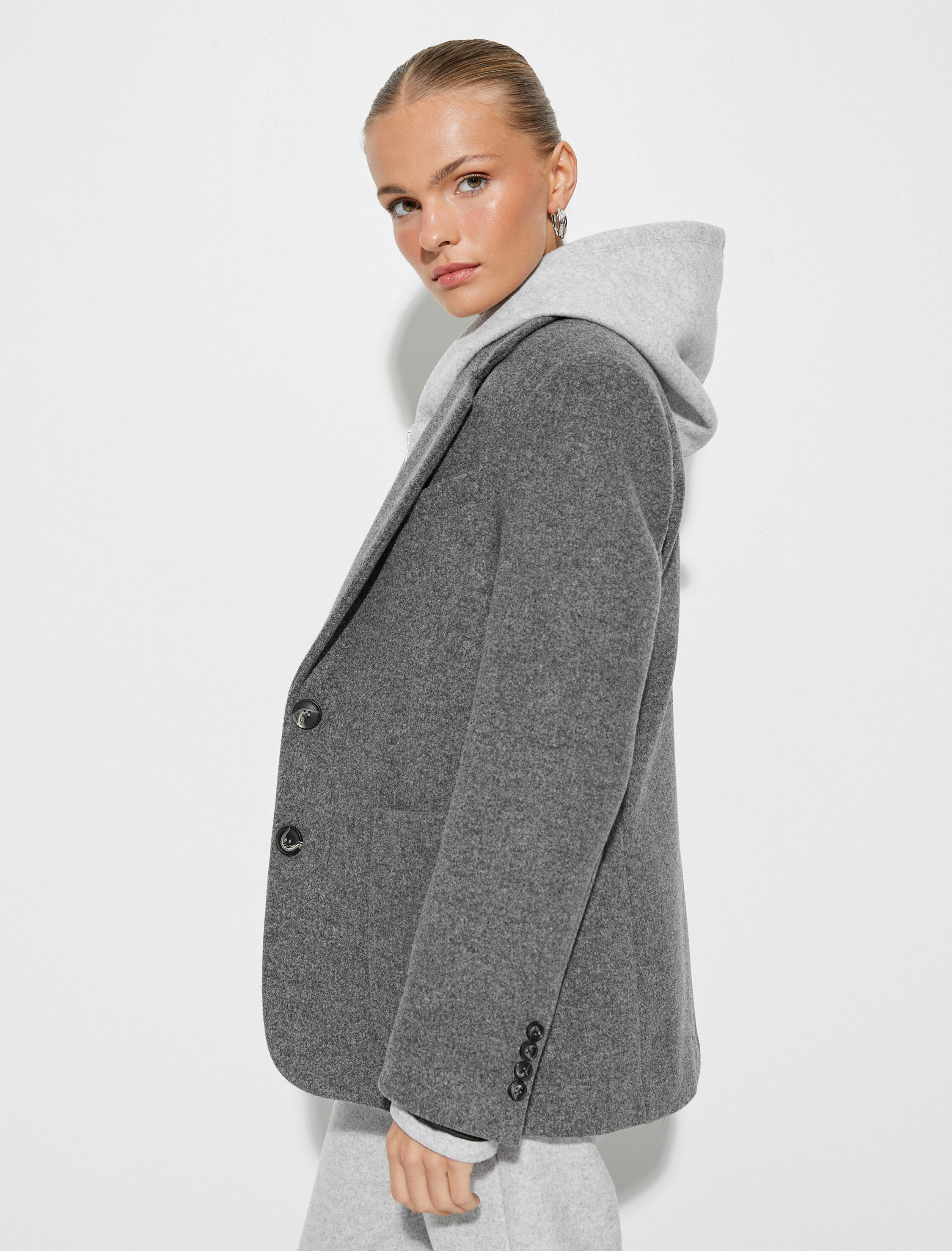   Blazer Ceket Cep Detaylı Düğmeli