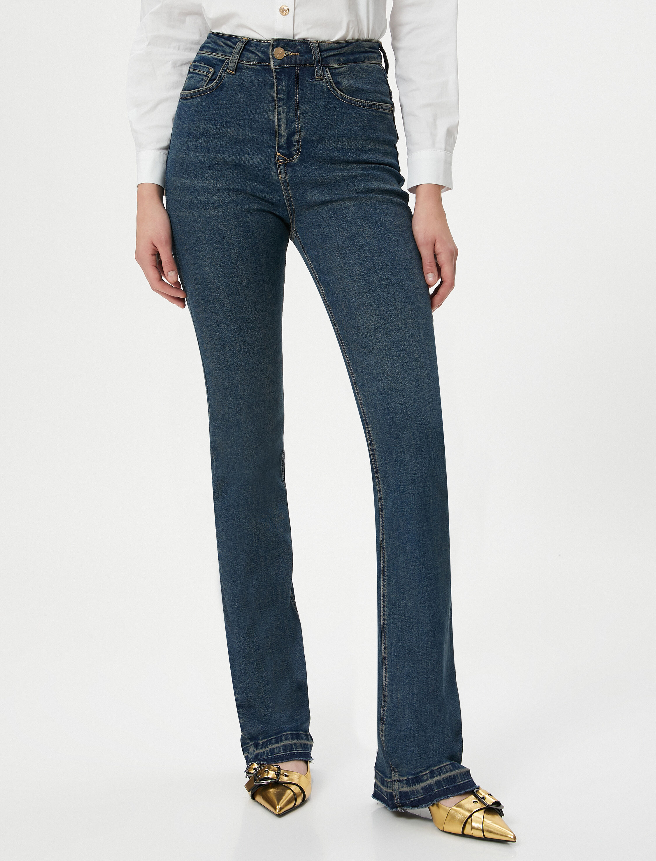 İspanyol Paça Kot Pantolon - Flare Jean