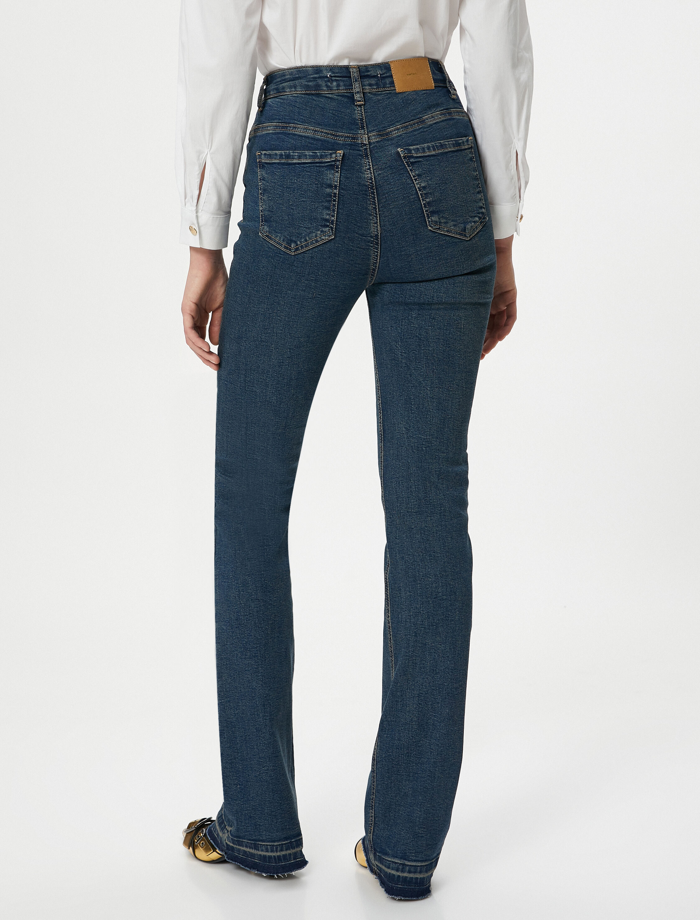 İspanyol Paça Kot Pantolon - Flare Jean