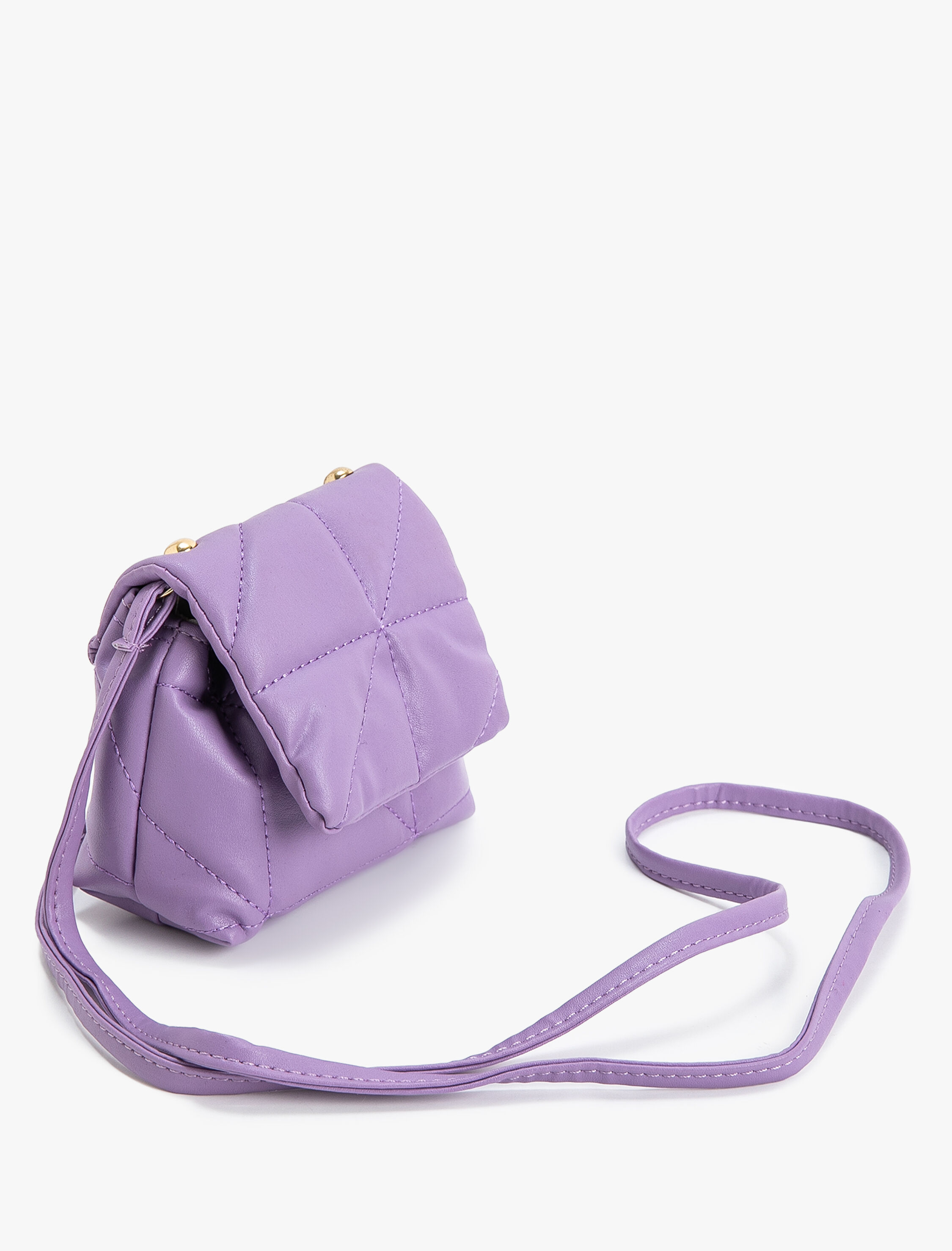  Kız Çocuk Mini Çapraz Askılı Çanta Kapitone