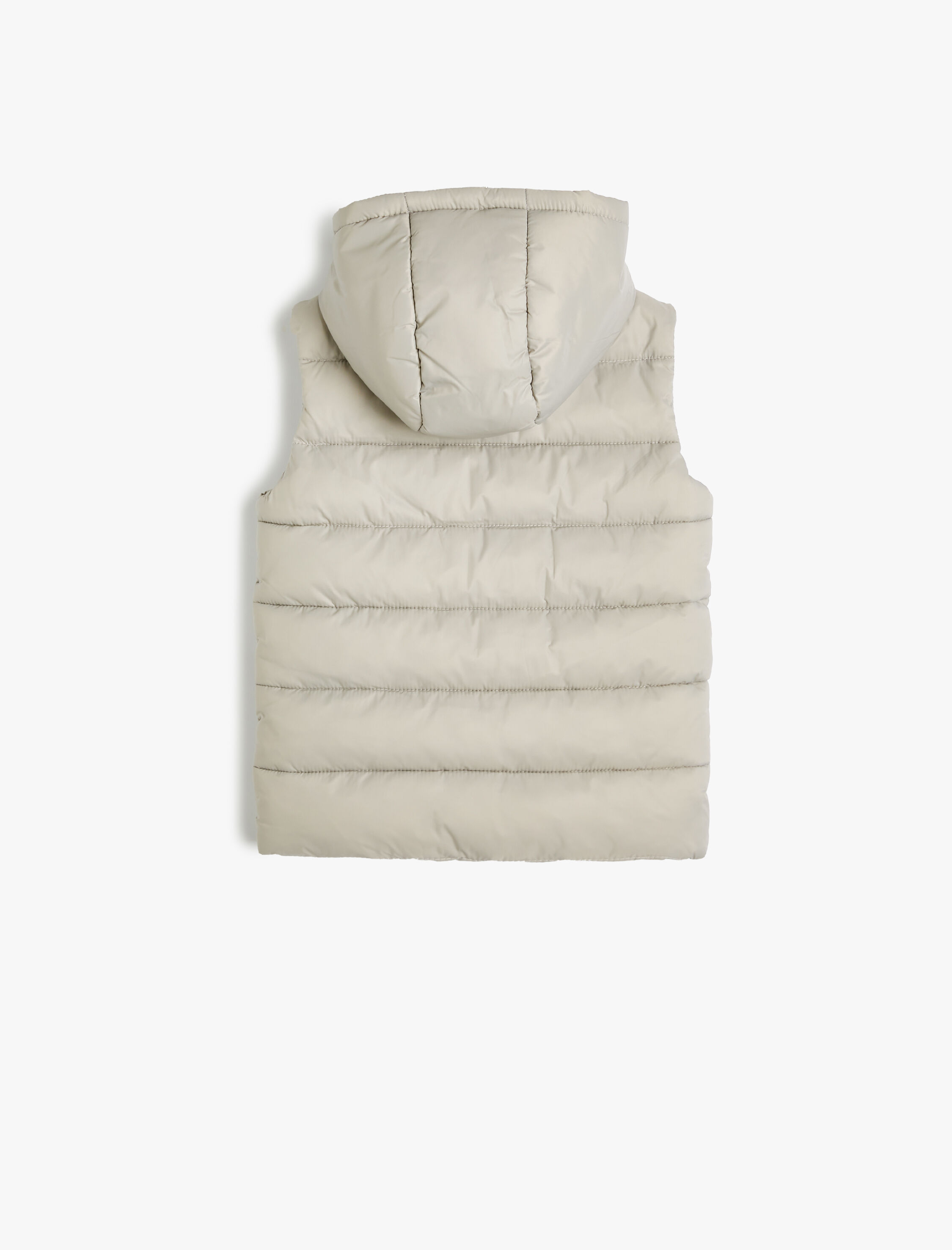  Erkek Çocuk Basic Kapşonlu Mevsimlik Yelek Cep Detaylı