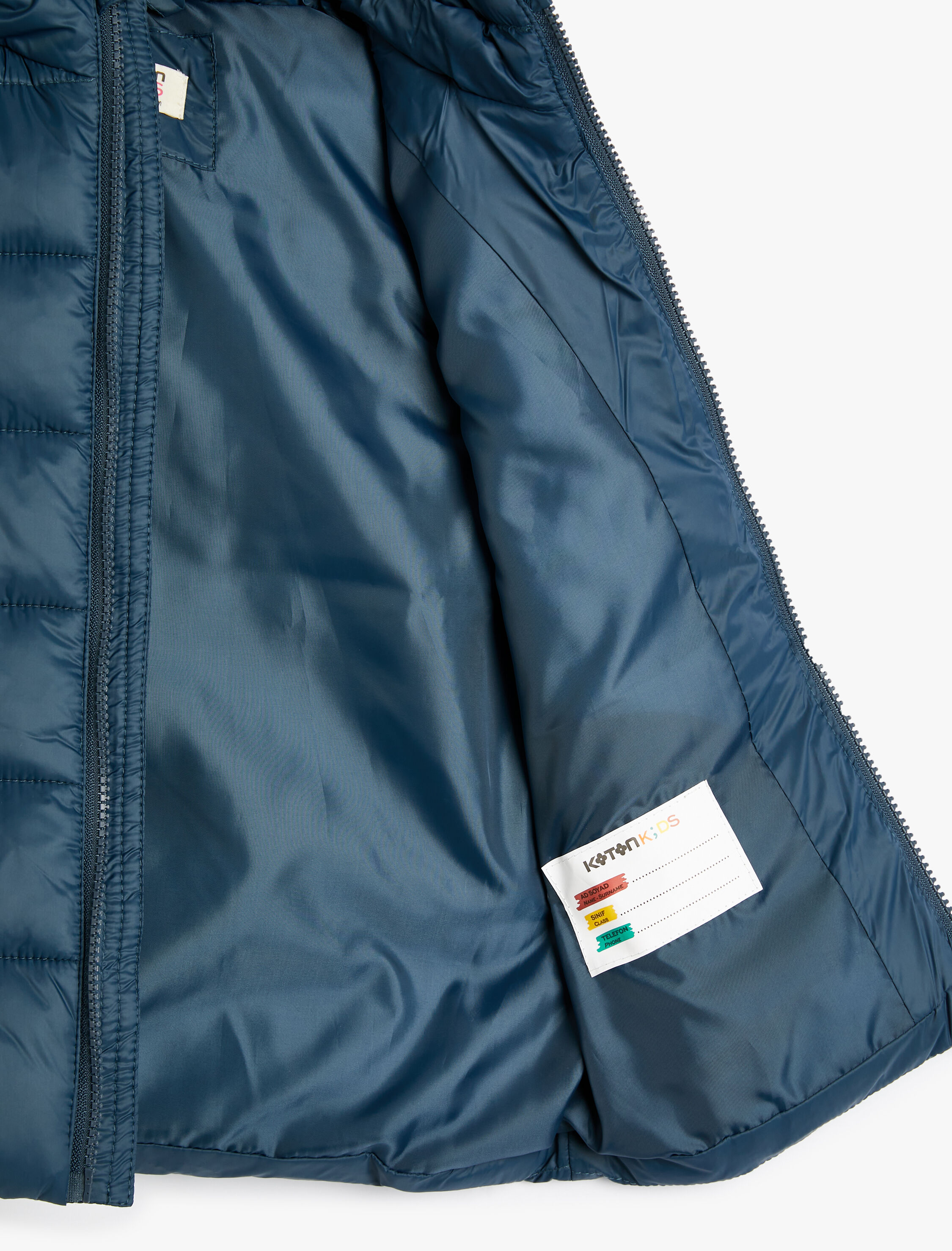  Erkek Çocuk Basic Kapşonlu Mevsimlik Yelek Cep Detaylı