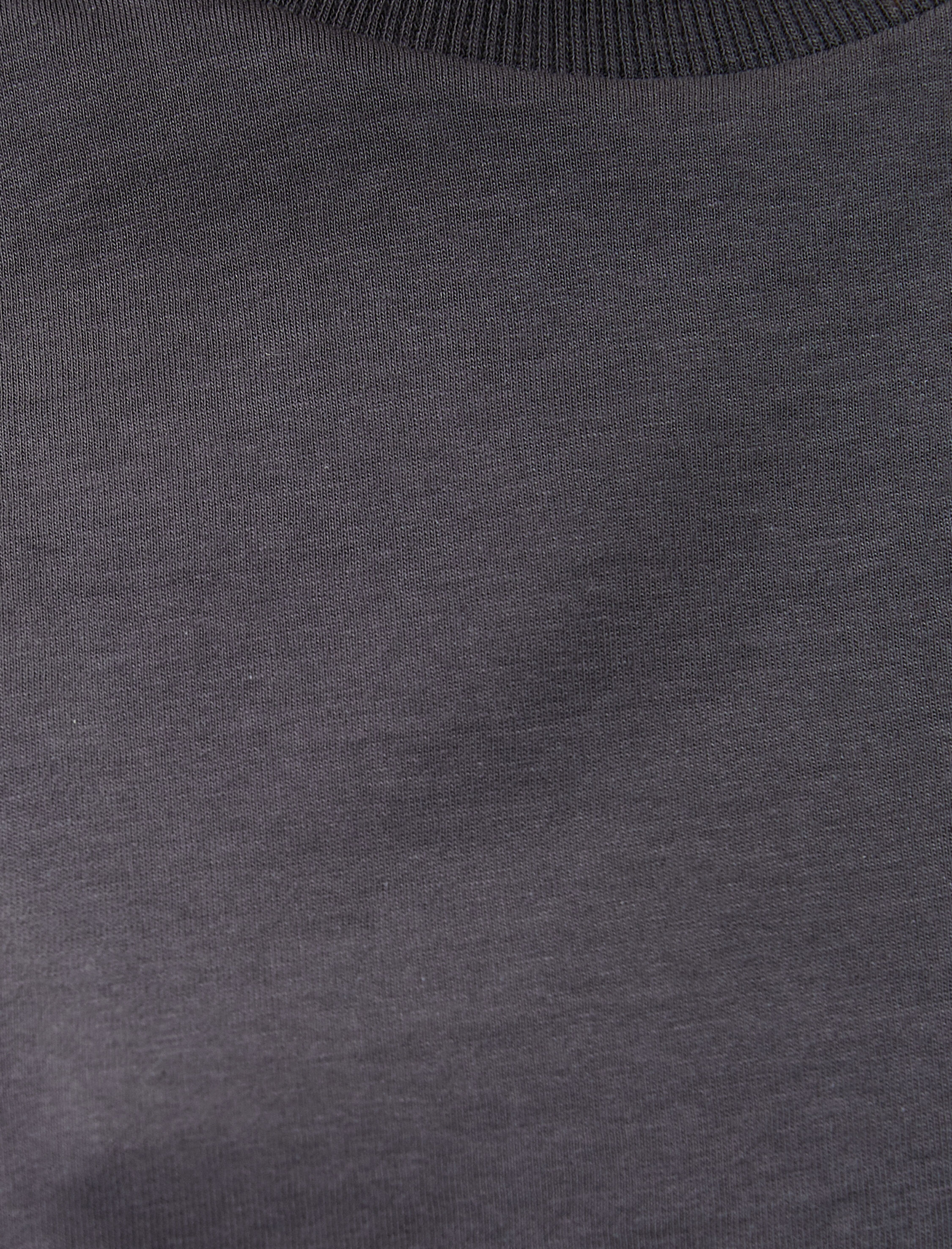   Kolsuz Tişört Bisiklet Yaka Pamuklu