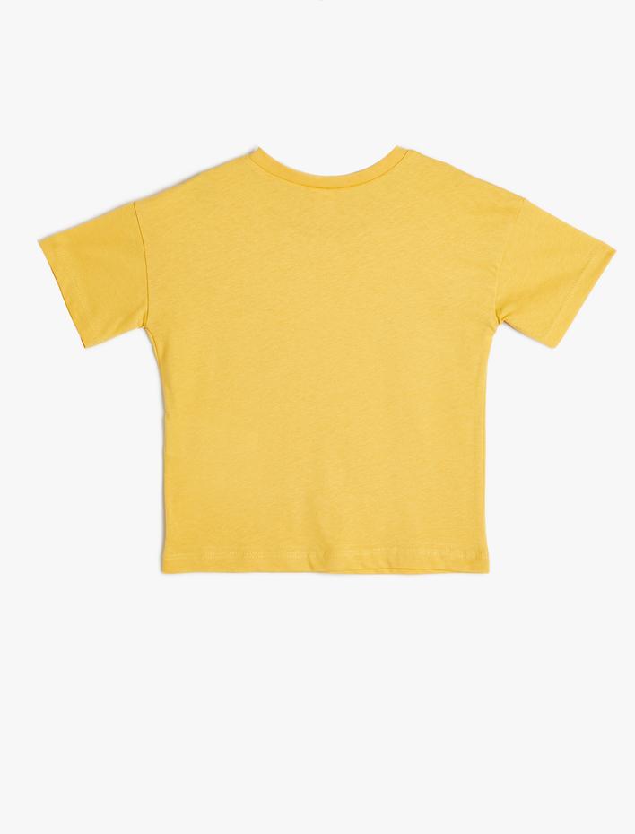 Erkek Bebek Basic Tişört Kısa Kollu Cep Detaylı Pamuklu
