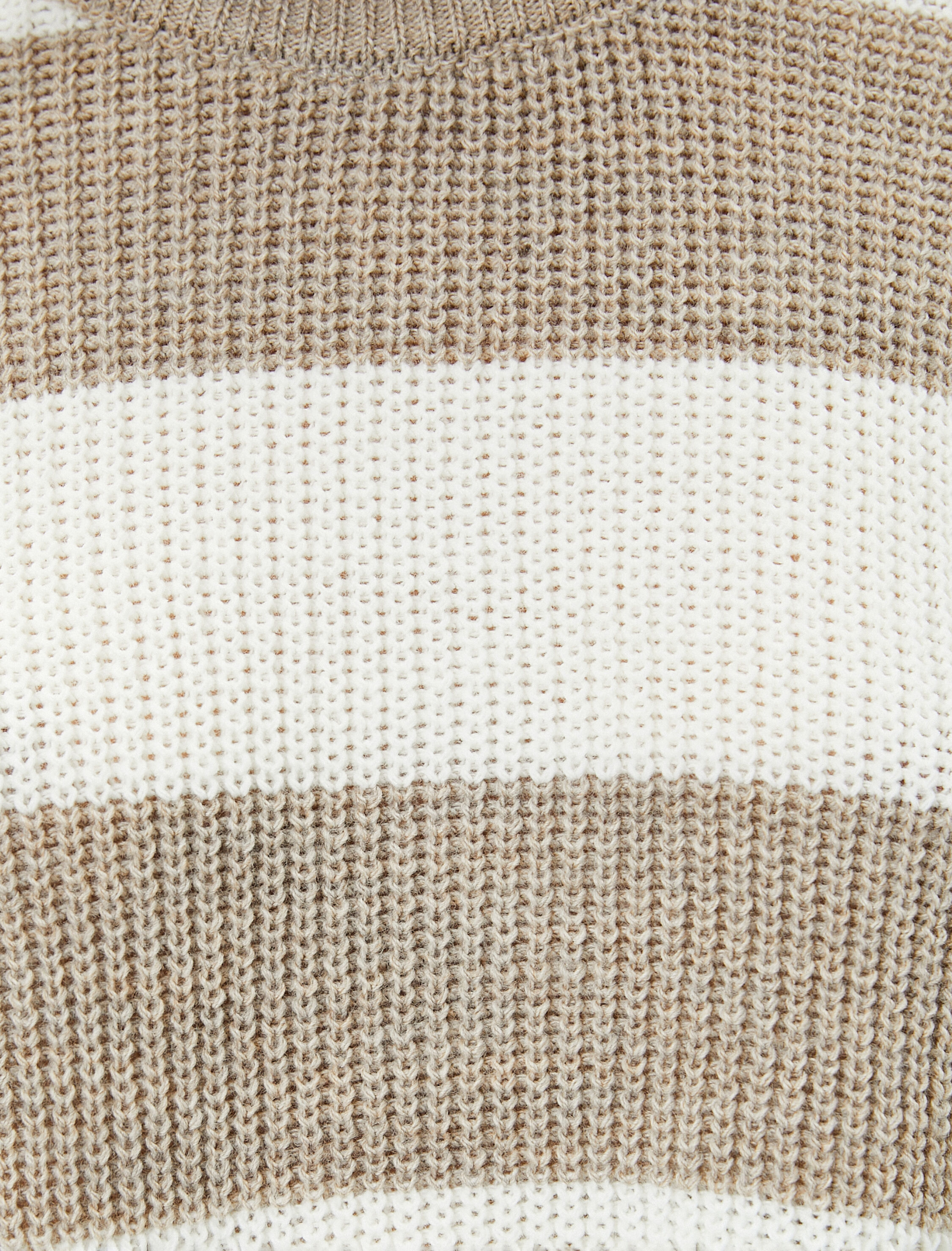   Basic Triko Kazak Uzun Kollu Bisiklet Yaka