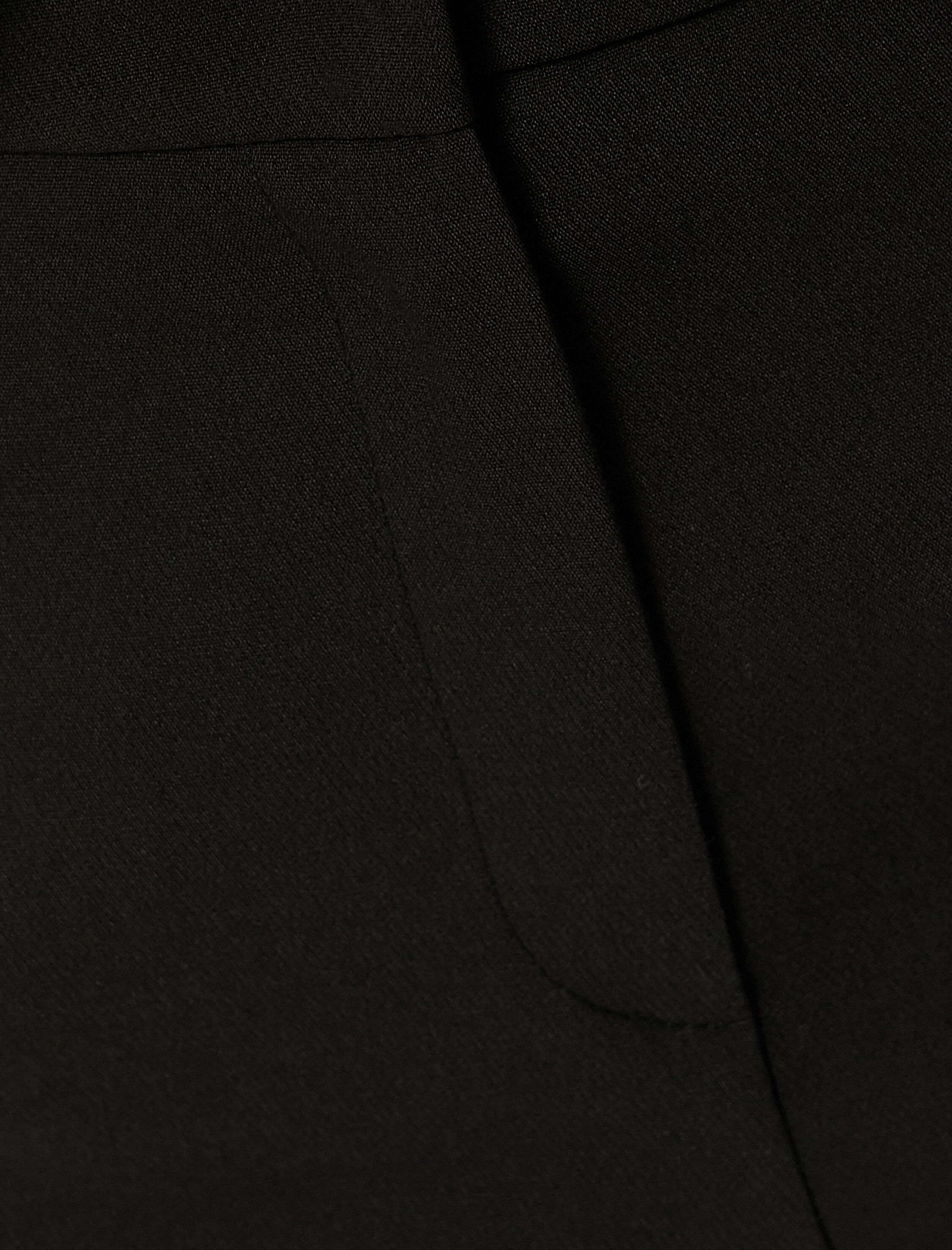   Kumaş Cigarette Pantolon Slim Fit Cep Detaylı Yüksek Bel