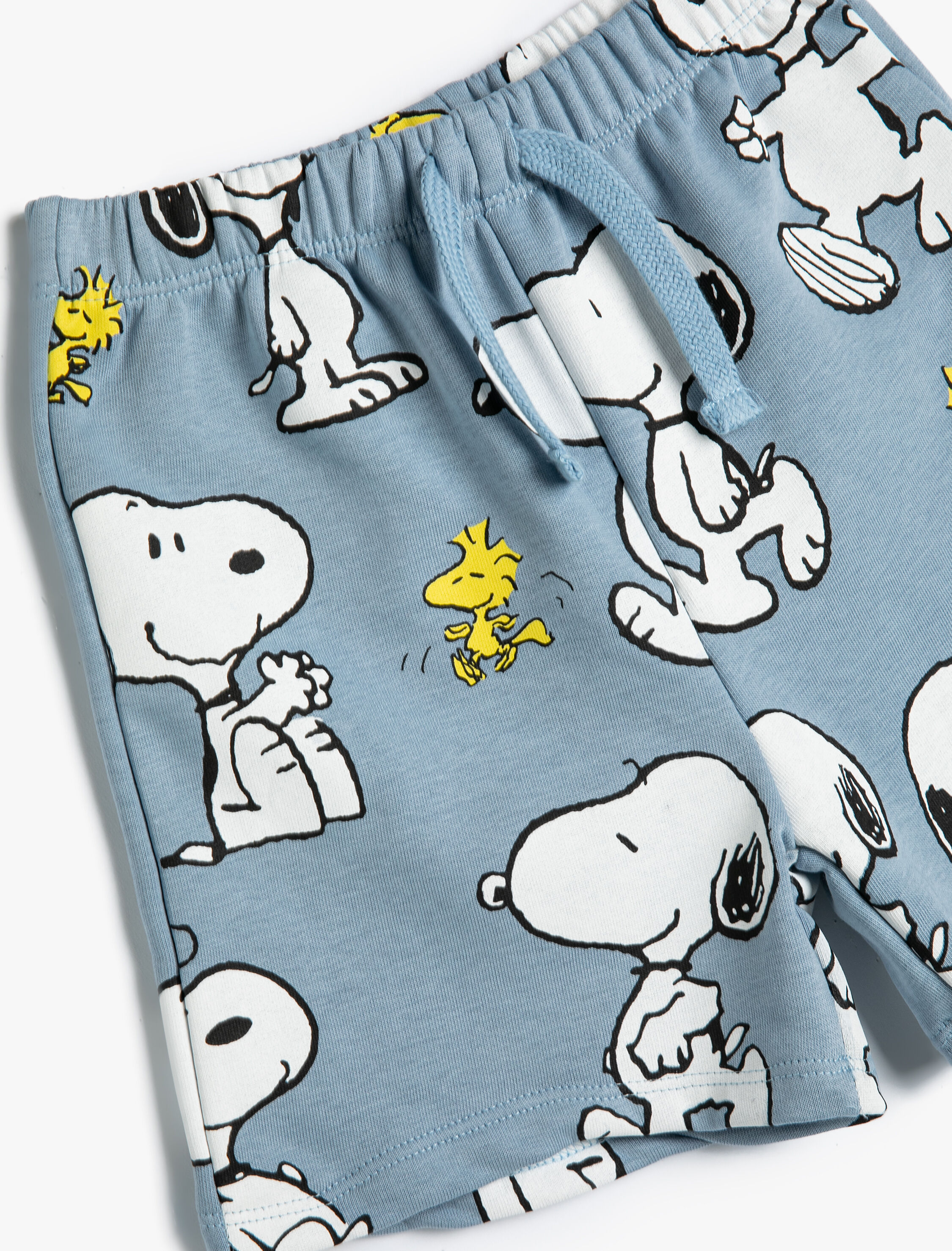  Erkek Bebek Snoopy Şort Lisanslı Beli Lastikli Pamuklu