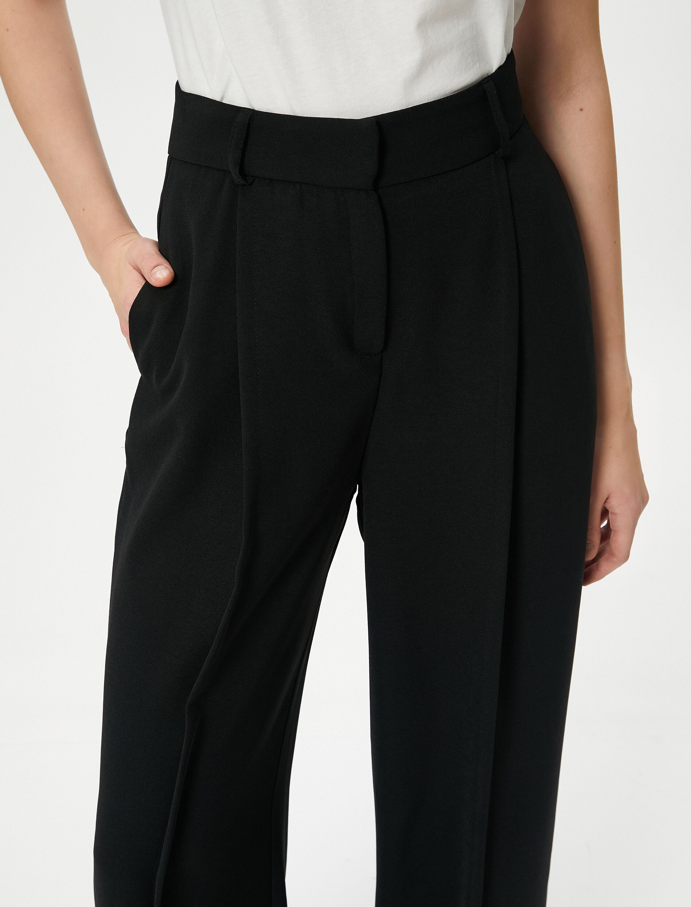   Palazzo Pantolon Bol Paça Cep Detaylı