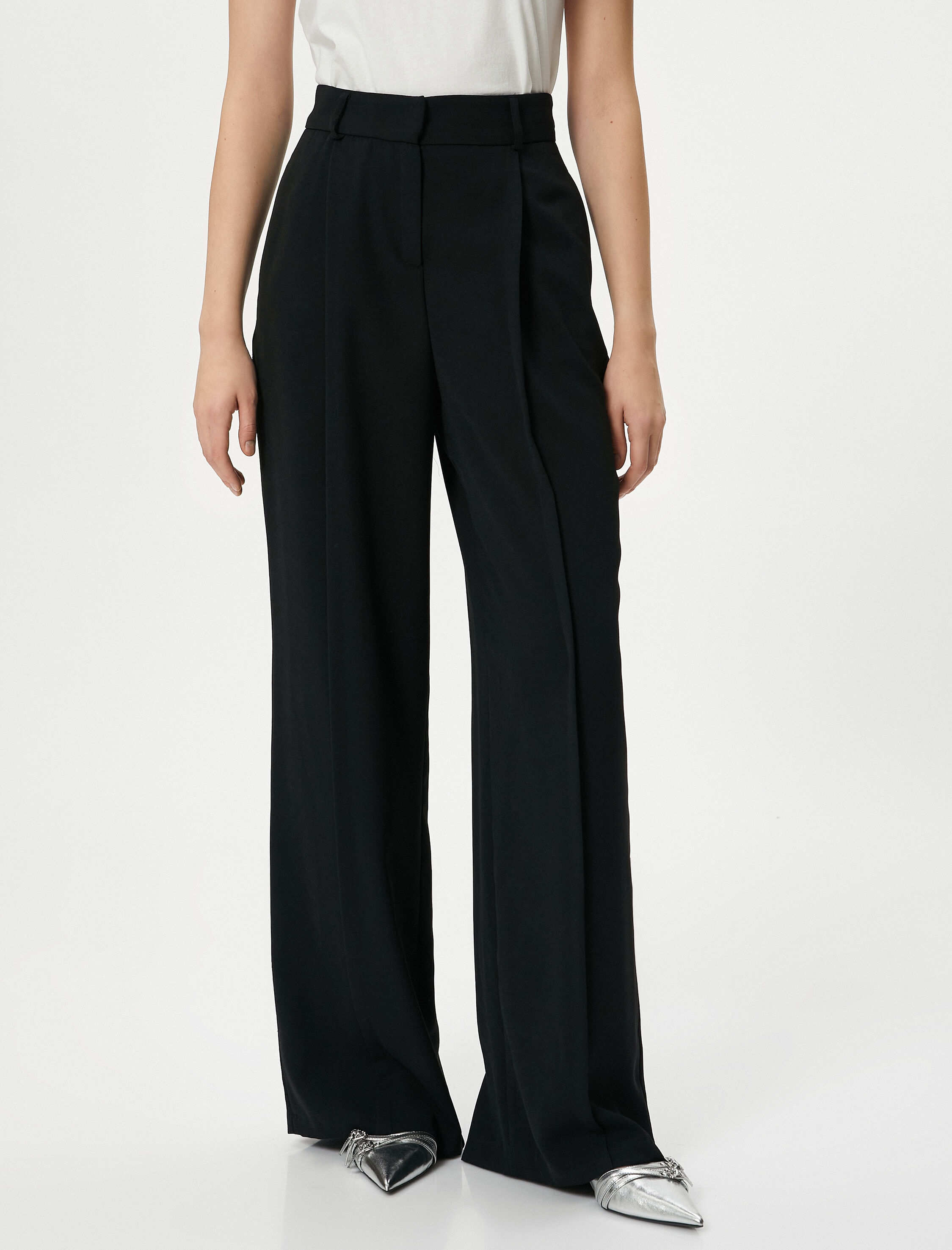   Palazzo Pantolon Bol Paça Cep Detaylı