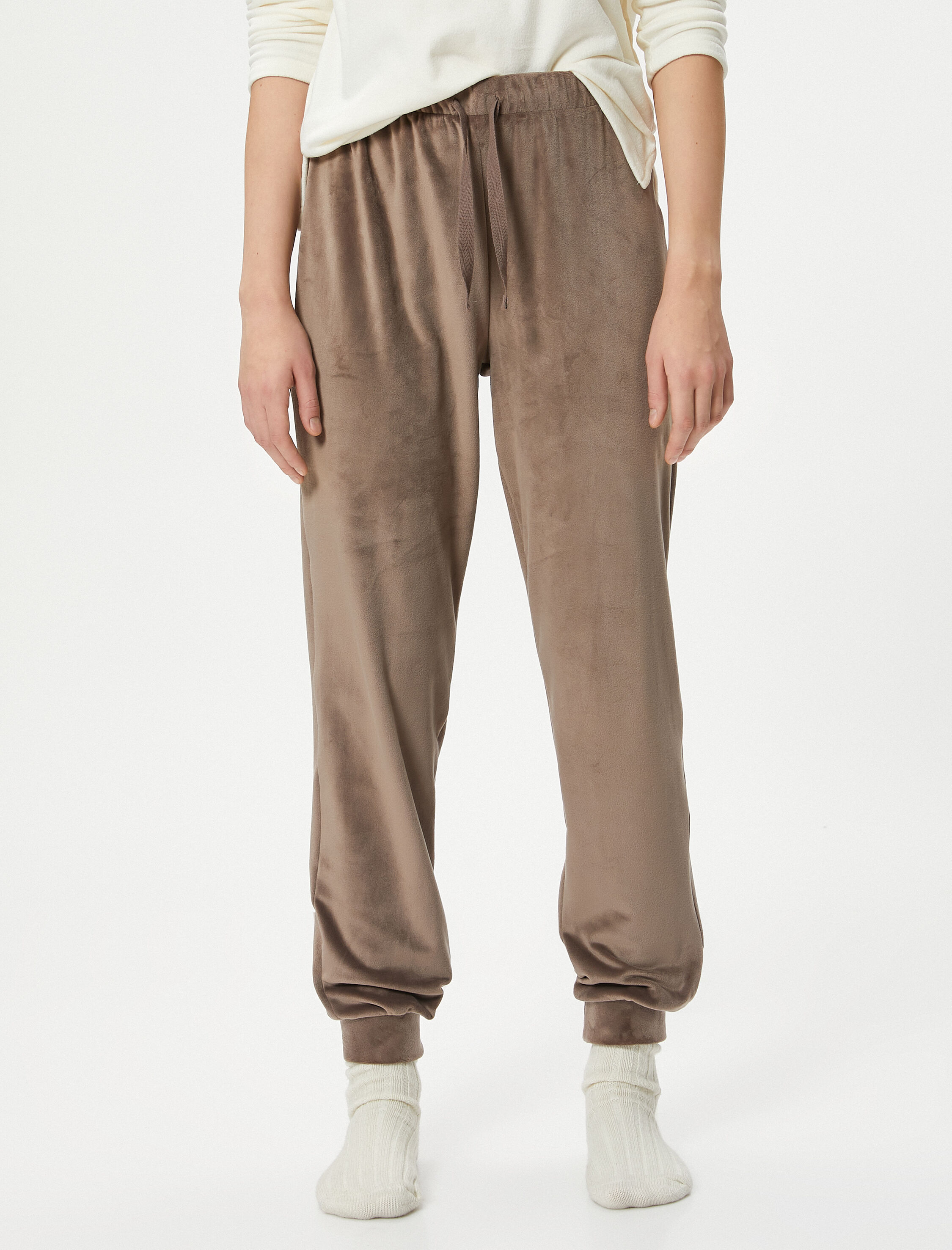   Polar Pijama Altı Jogger Yumuşak Dokulu