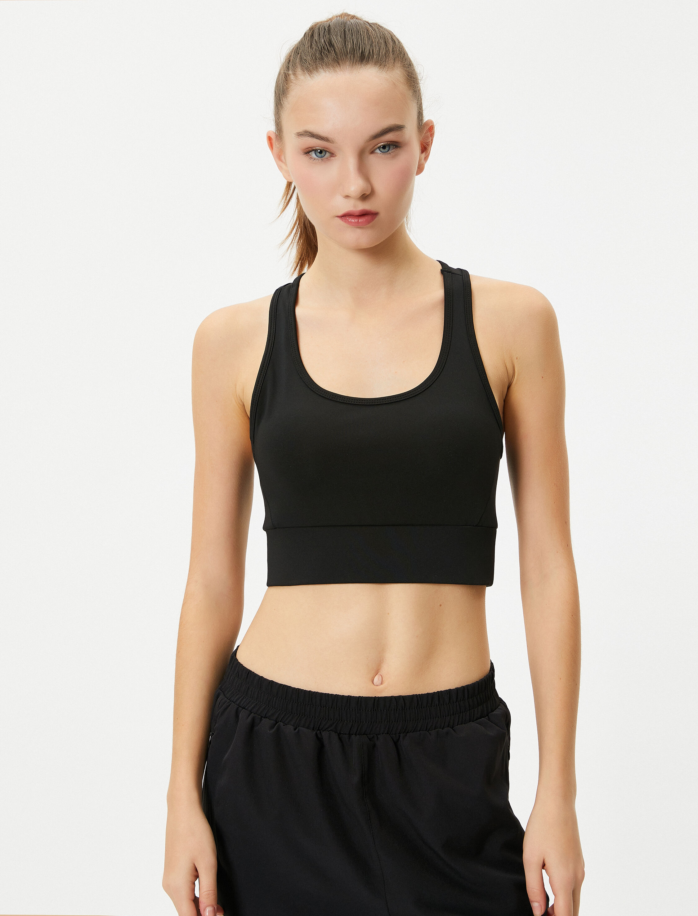   Sporcu Sütyeni U Yaka Dar Kalıp