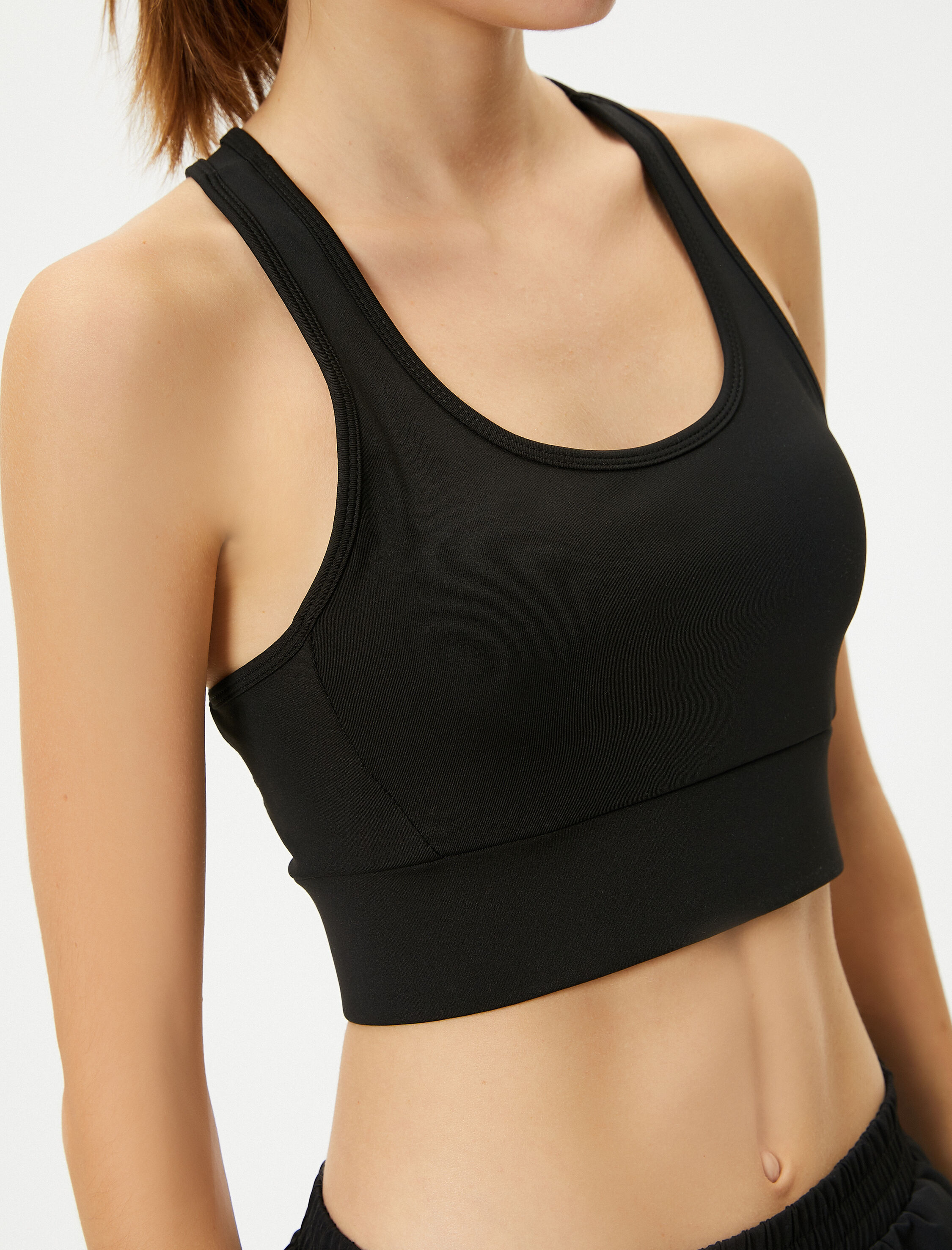   Sporcu Sütyeni U Yaka Dar Kalıp