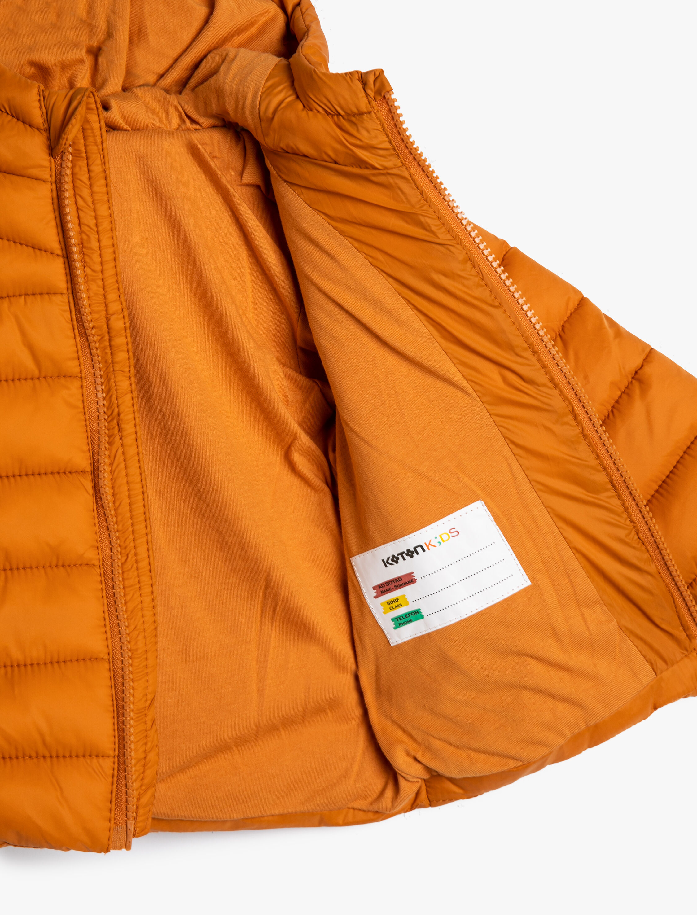  Erkek Bebek Şişme Mont Kapşonlu Cepli Etiket Detaylı