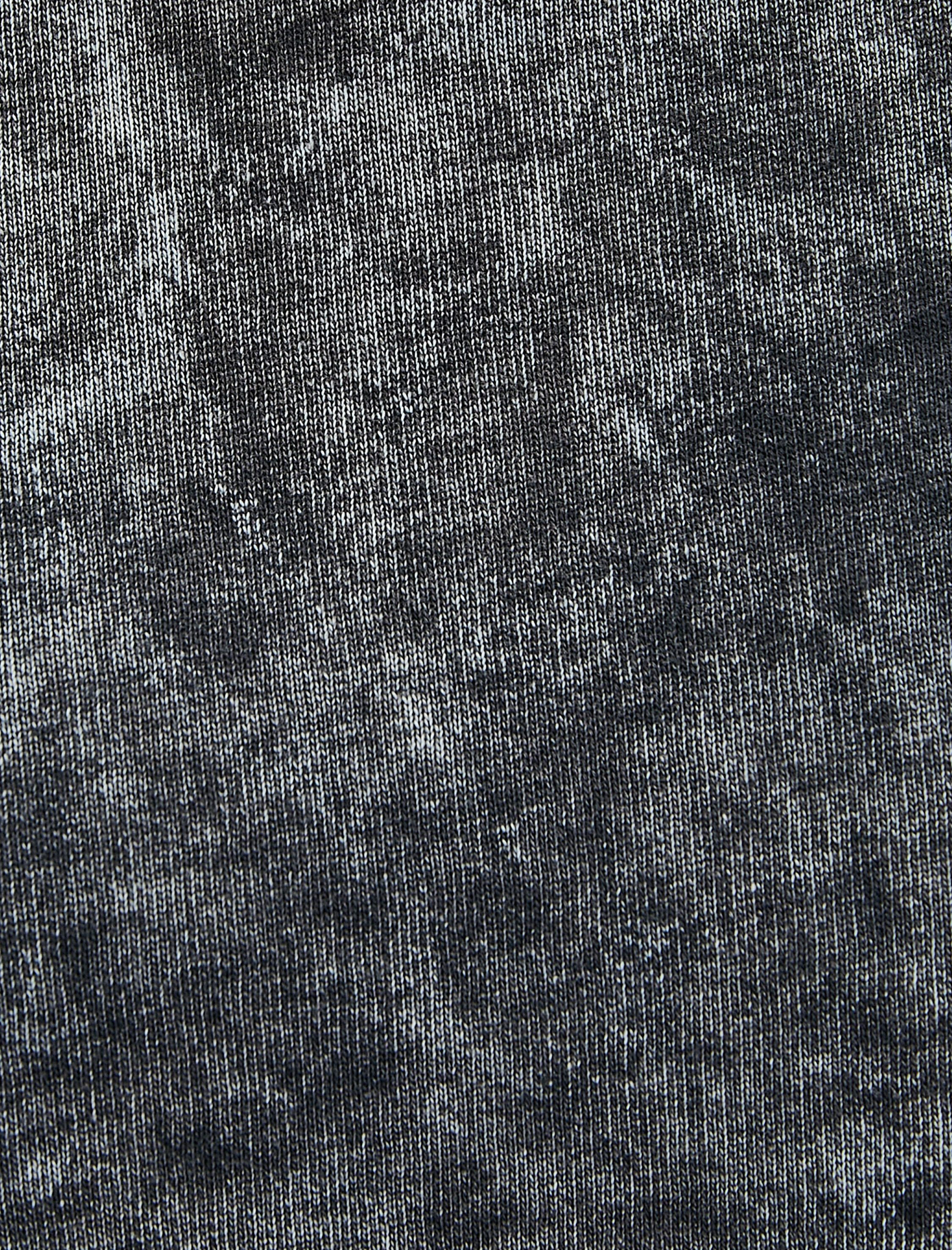   Şardonlu Soluk Efektli Sweatshirt Rahat Kalıp Uzun Kollu Bisiklet Yaka Pamuk Karışımlı