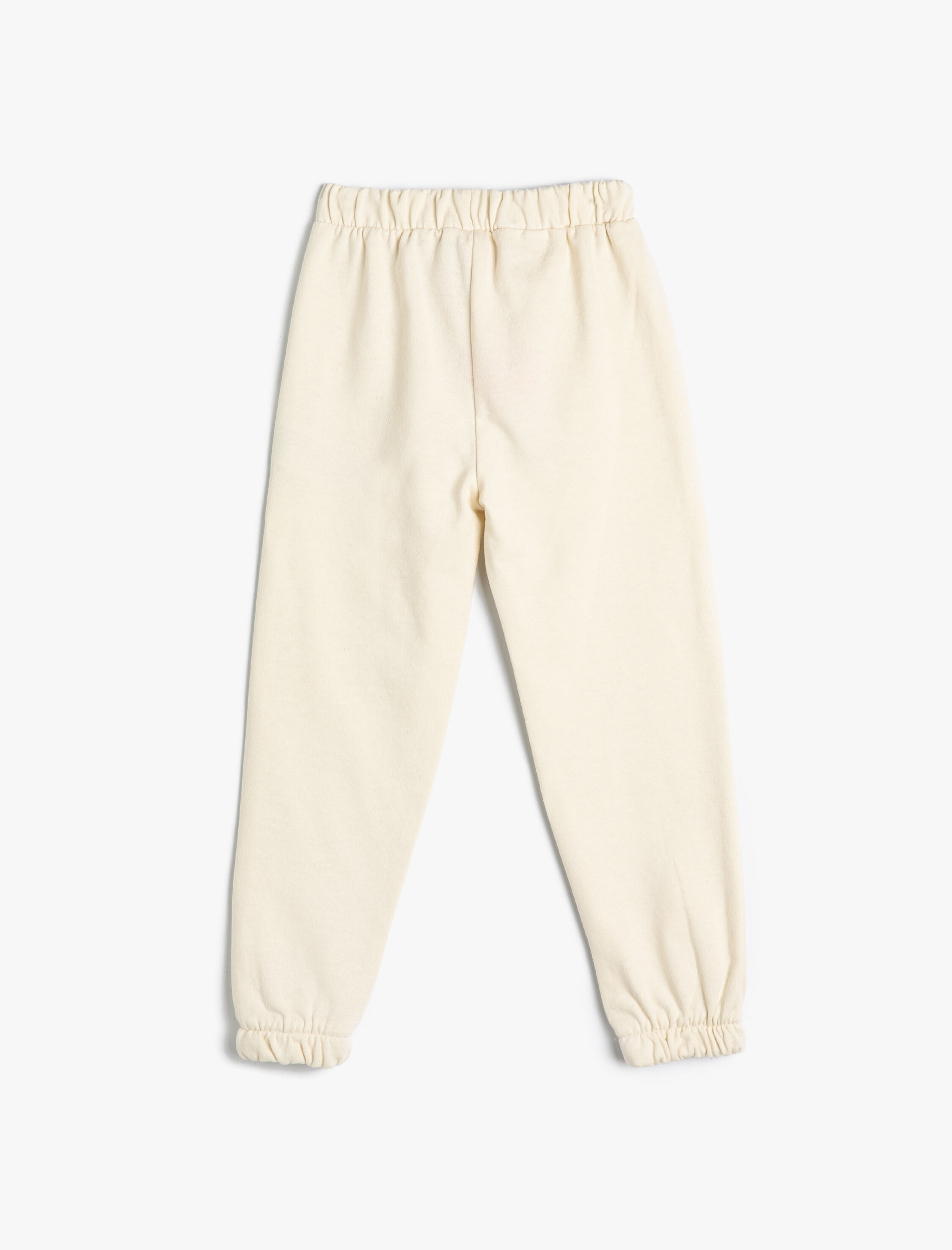  Kız Bebek Basic Jogger Eşofman Altı Aplike Detaylı Beli Bağlamalı Pamuklu