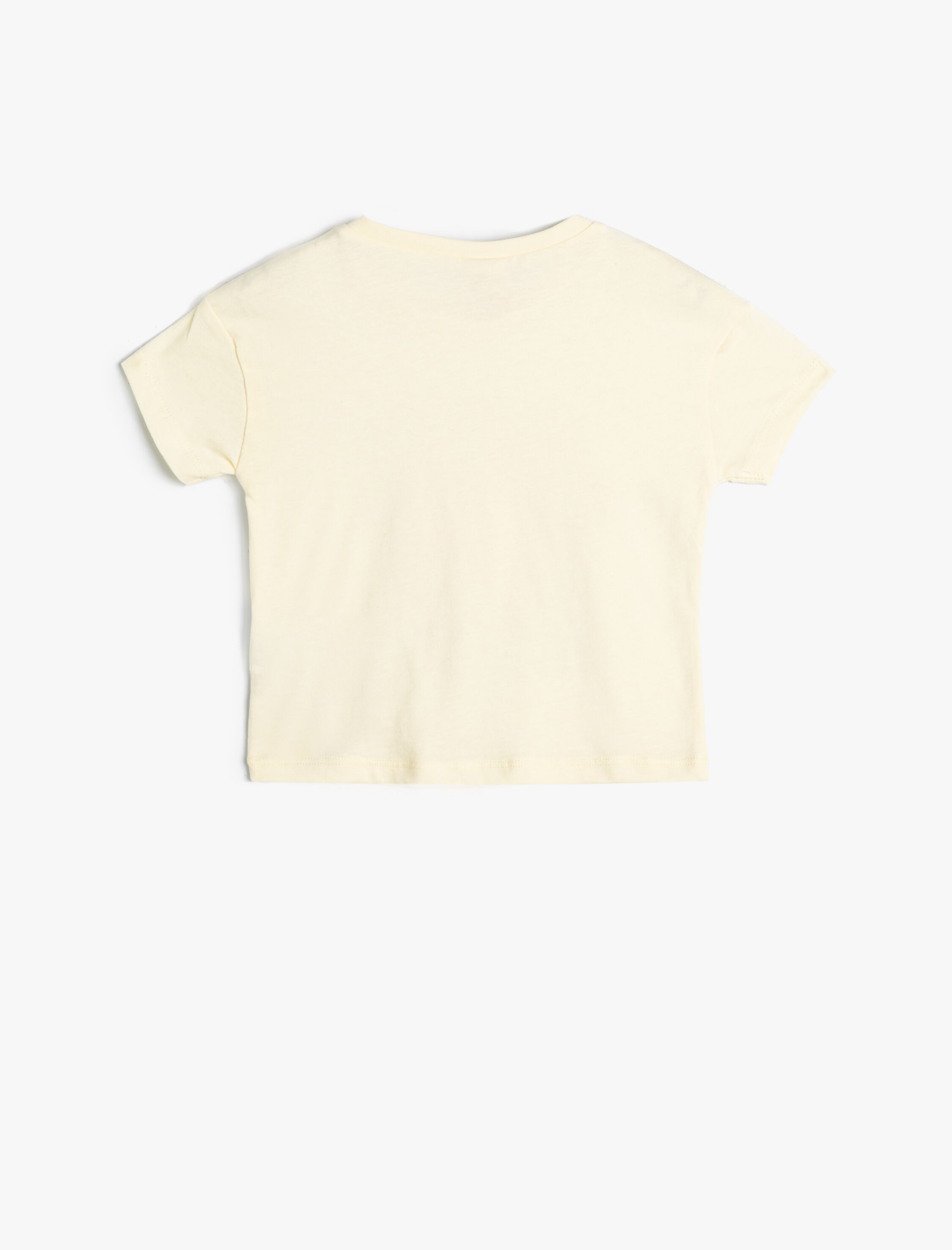  Kız Bebek Anime Tişört Kısa Kollu Bisiklet Yaka