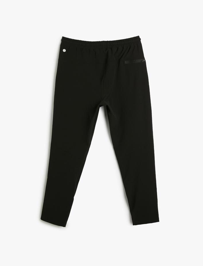  Spor Eşofman Altı Fermuar Cep Detaylı Beli Bağcıklı