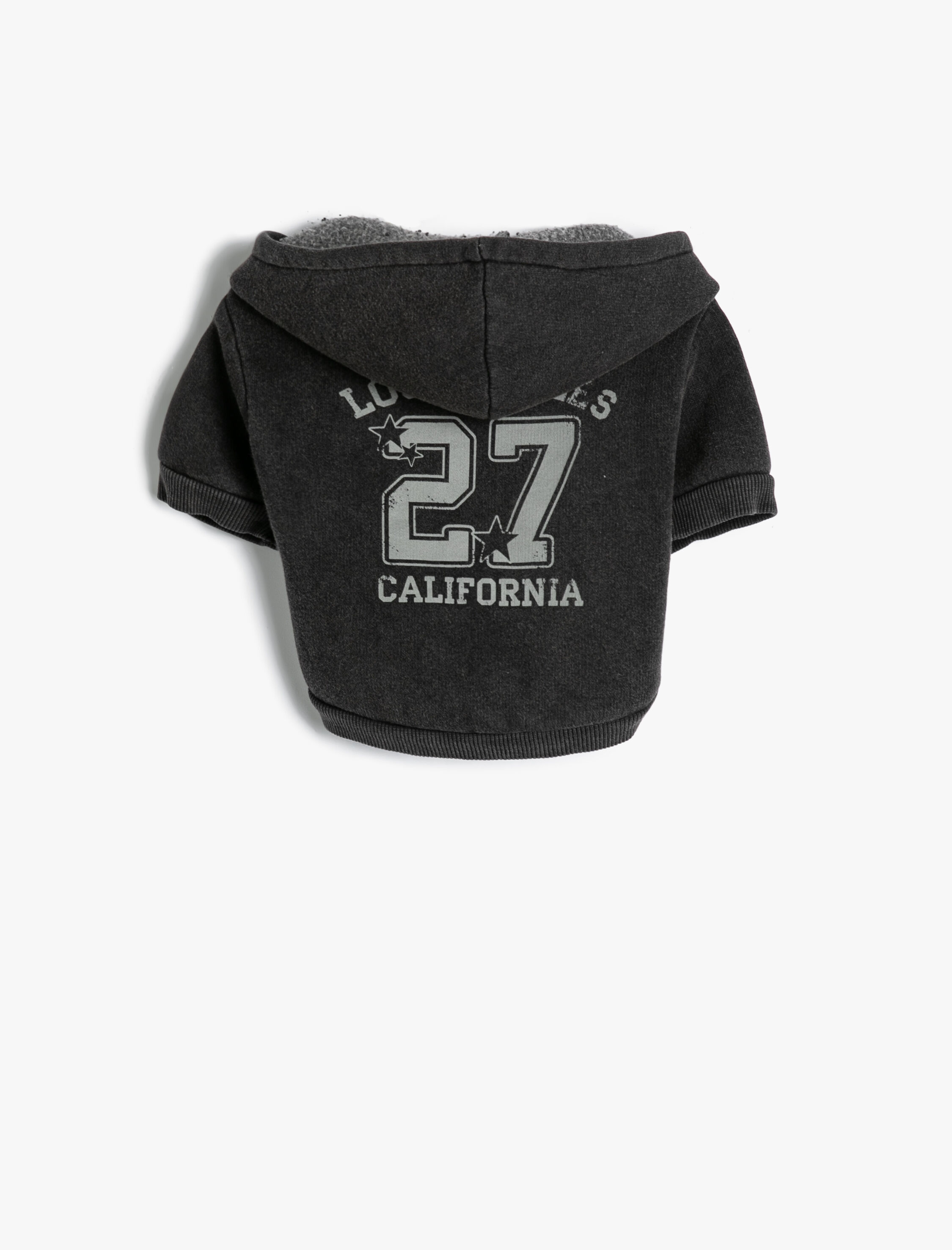   Şardonlu Kapüşonlu Köpek Sweatshirt Fermuarlı İçi Peluş Antibakteriyel