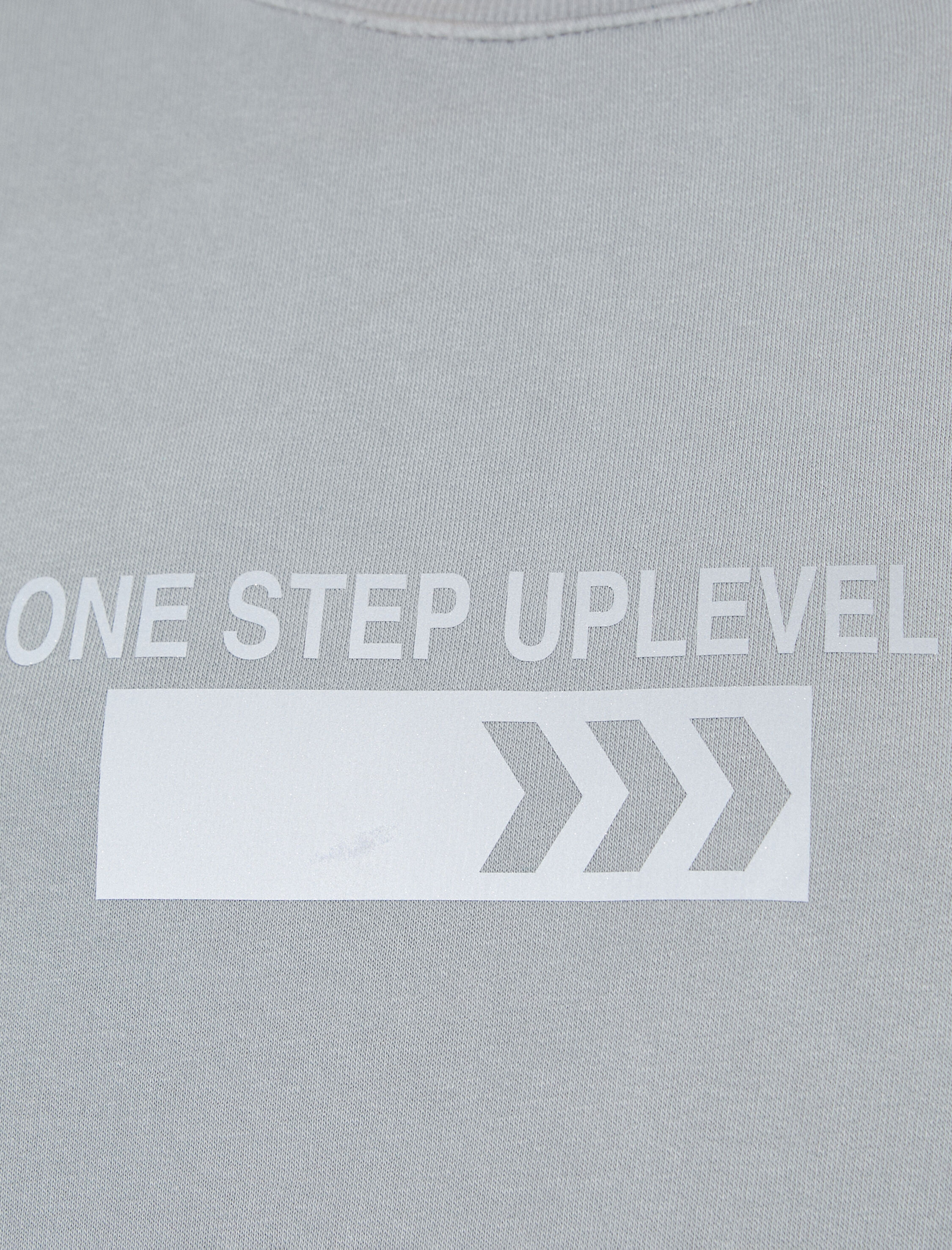   Bisiklet Yaka Sweatshirt Baskılı Ribanalı