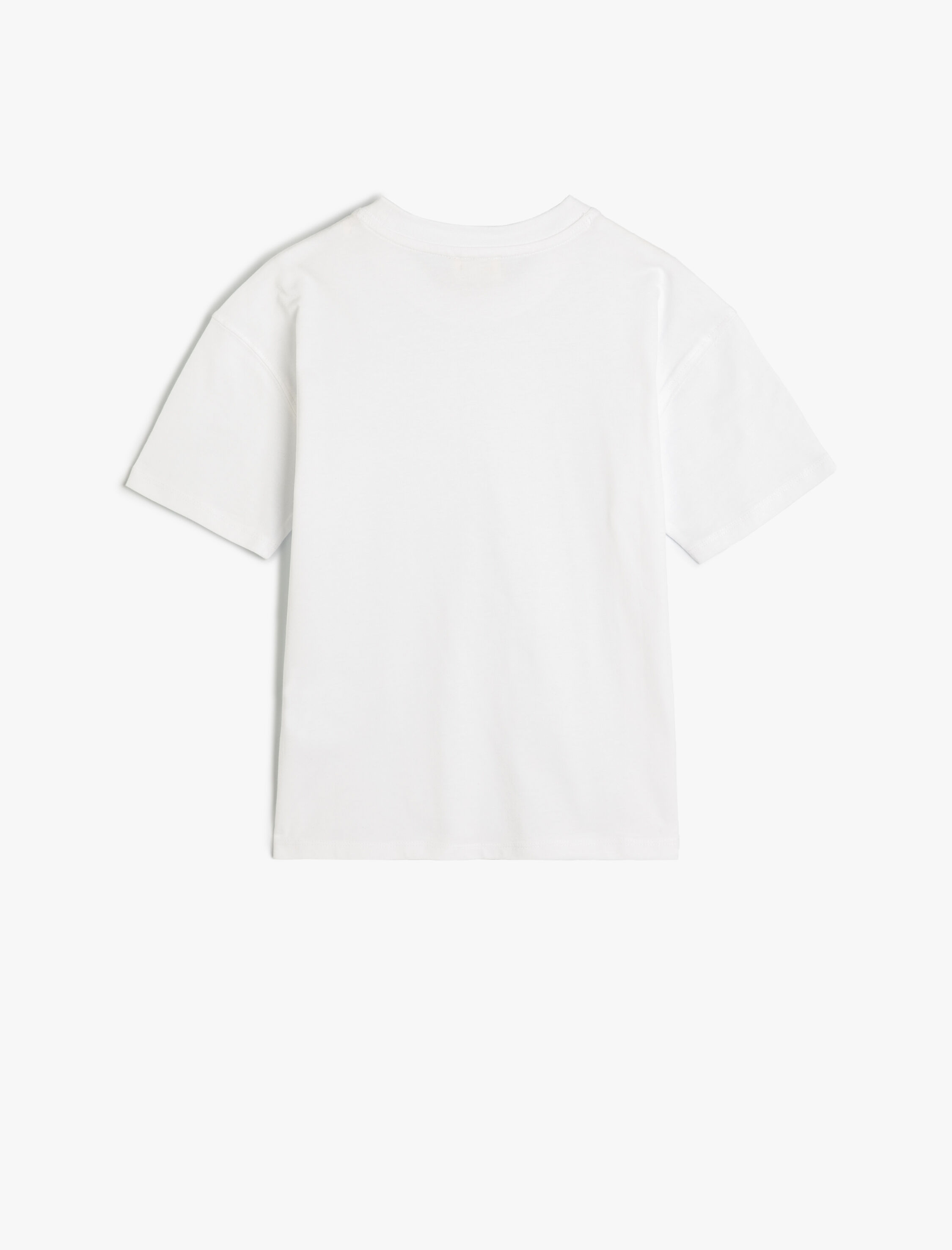  Erkek Çocuk Basic Tişört Kısa Kollu Bisiklet Yaka Pamuklu