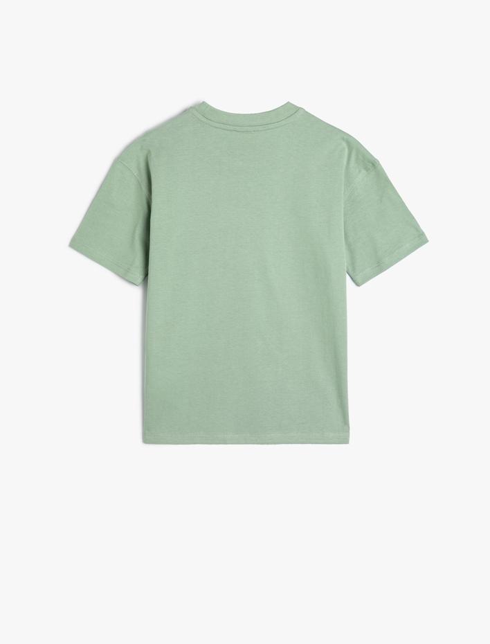 Erkek Çocuk Basic Tişört Kısa Kollu Bisiklet Yaka Pamuklu