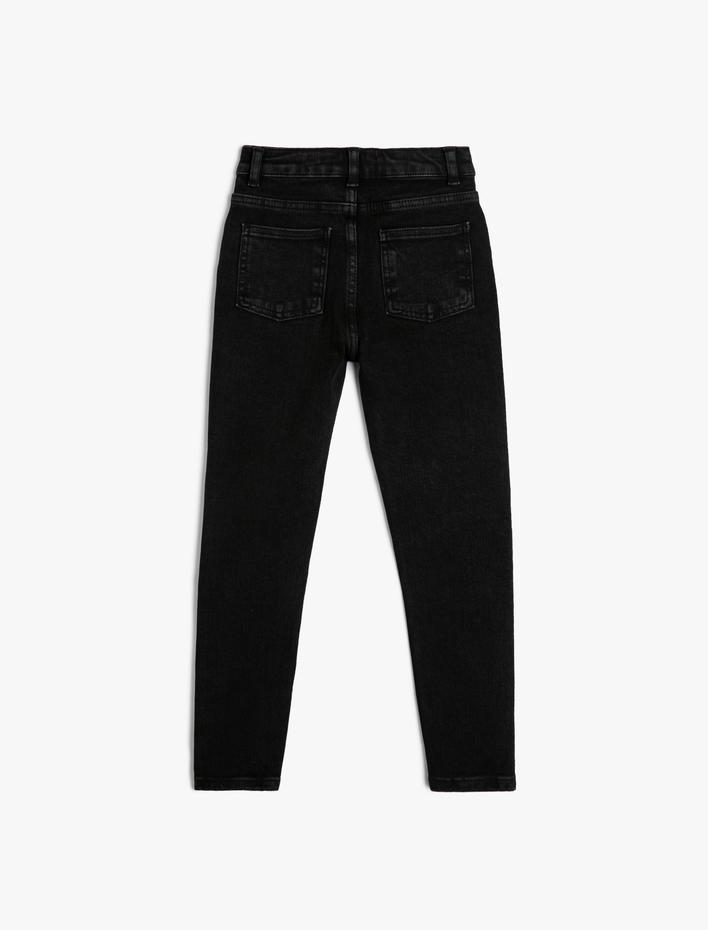 Erkek Çocuk Normal Bel Dar Paça Kot Pantolon - Slim Jean