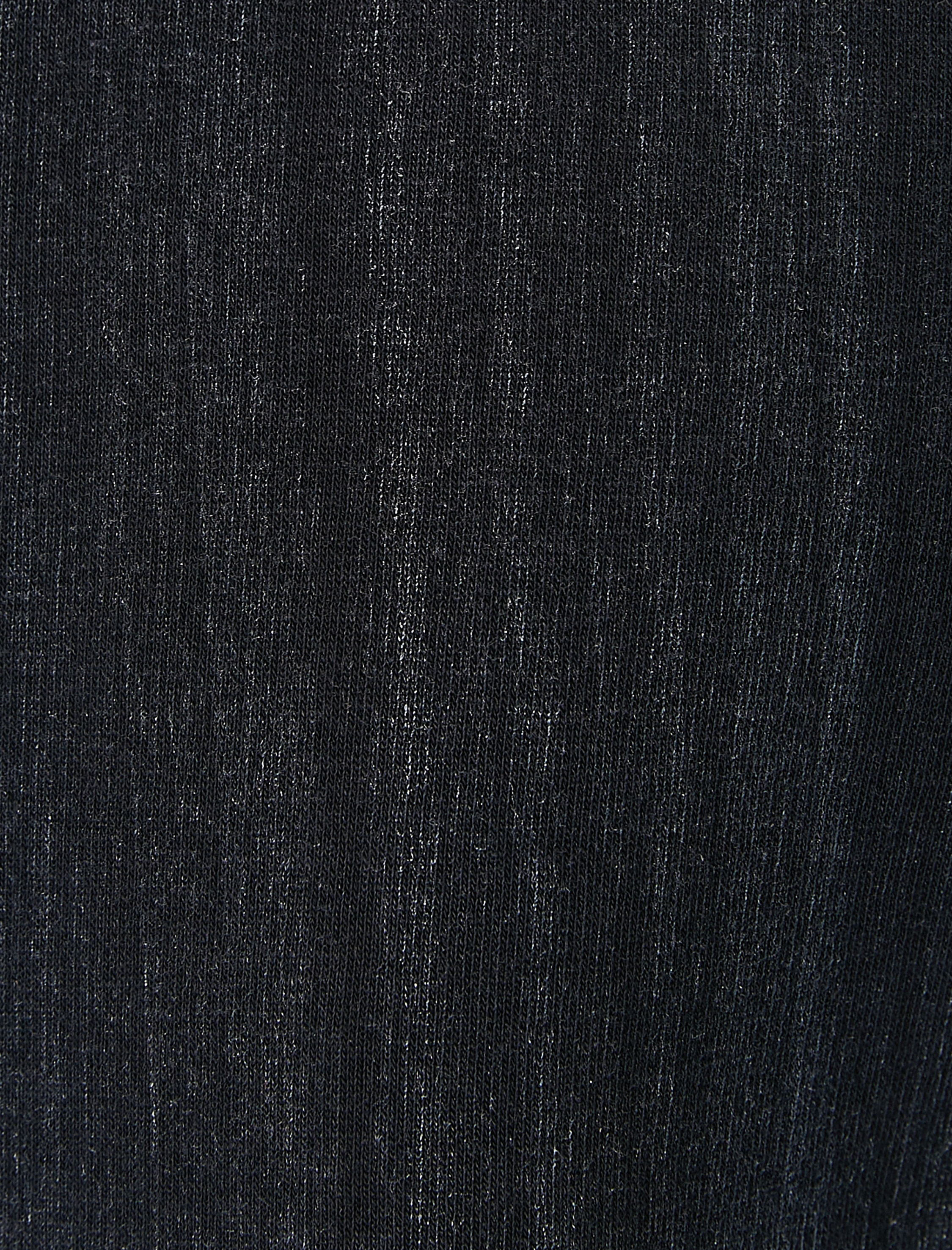   Yıkamalı Sweatshirt Slogan Detaylı Bisiklet Yaka Ribanalı Şardonlu