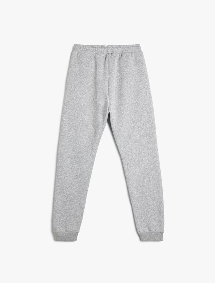 Erkek Çocuk Basic Jogger Eşofman Altı Şardonlu Cepli Beli Bağlamalı
