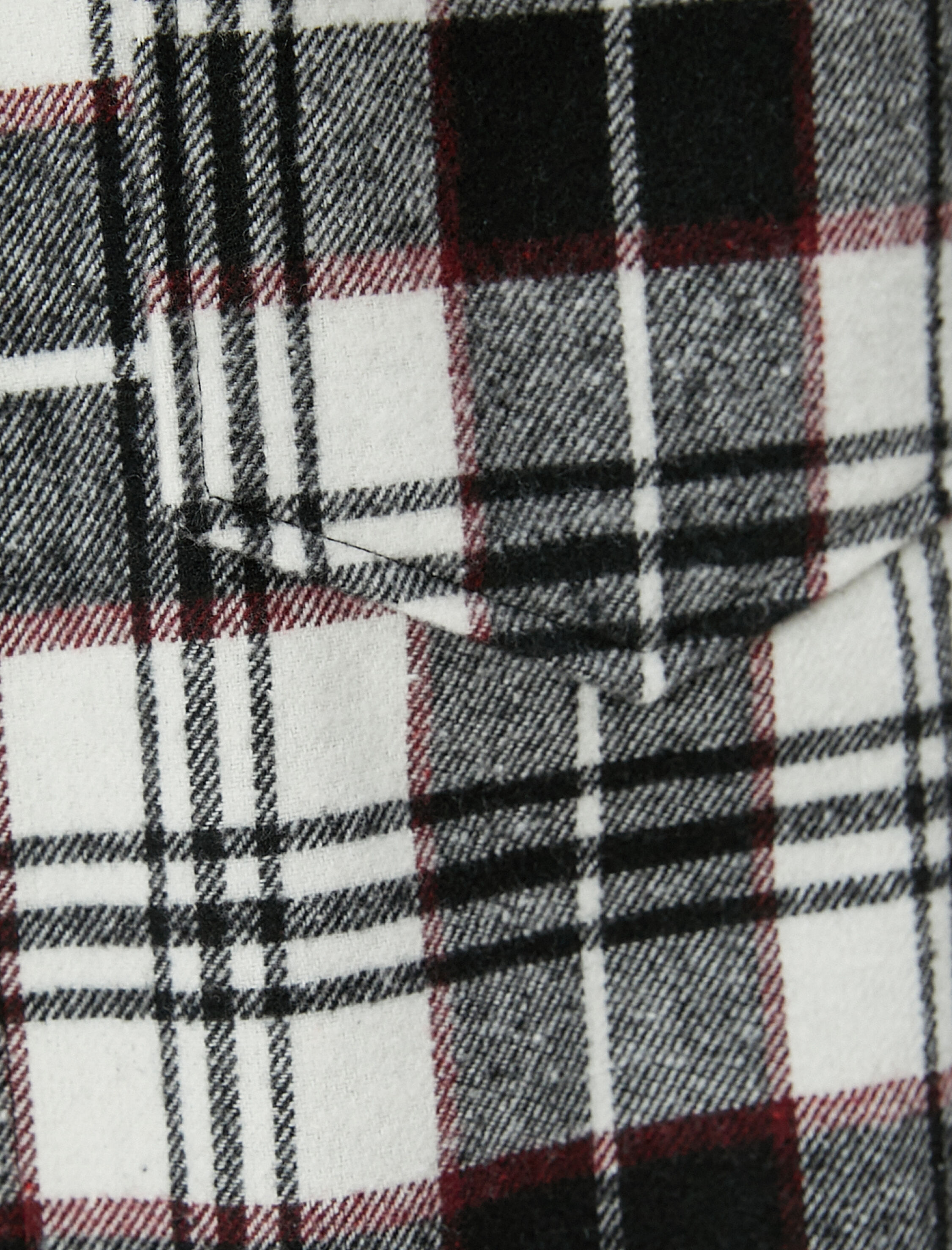   Oversize Ekoseli Oduncu Gömlek Ceket Cepli Yumuşak Dokulu